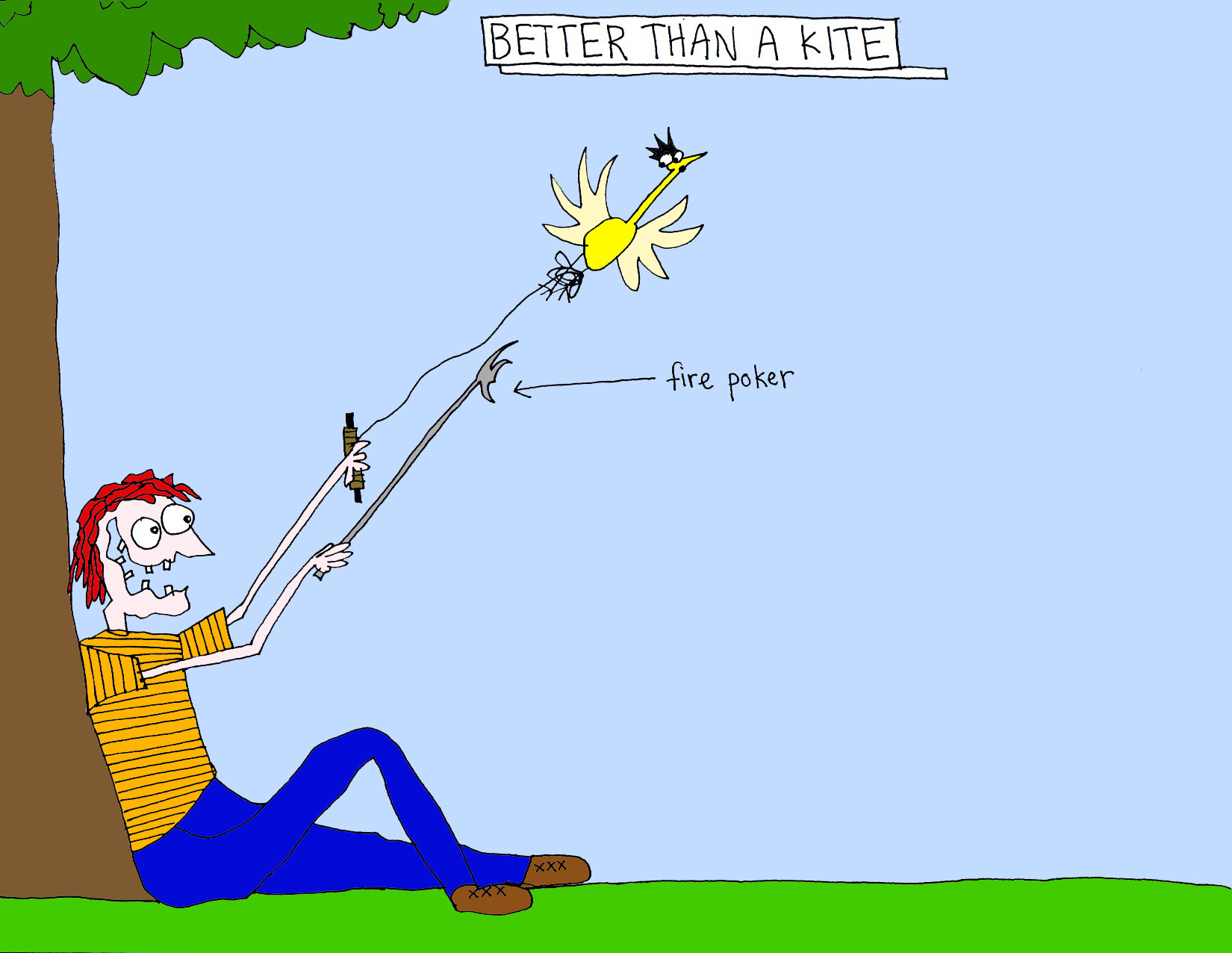 John's Commentary: Morgan always has fun with animals.