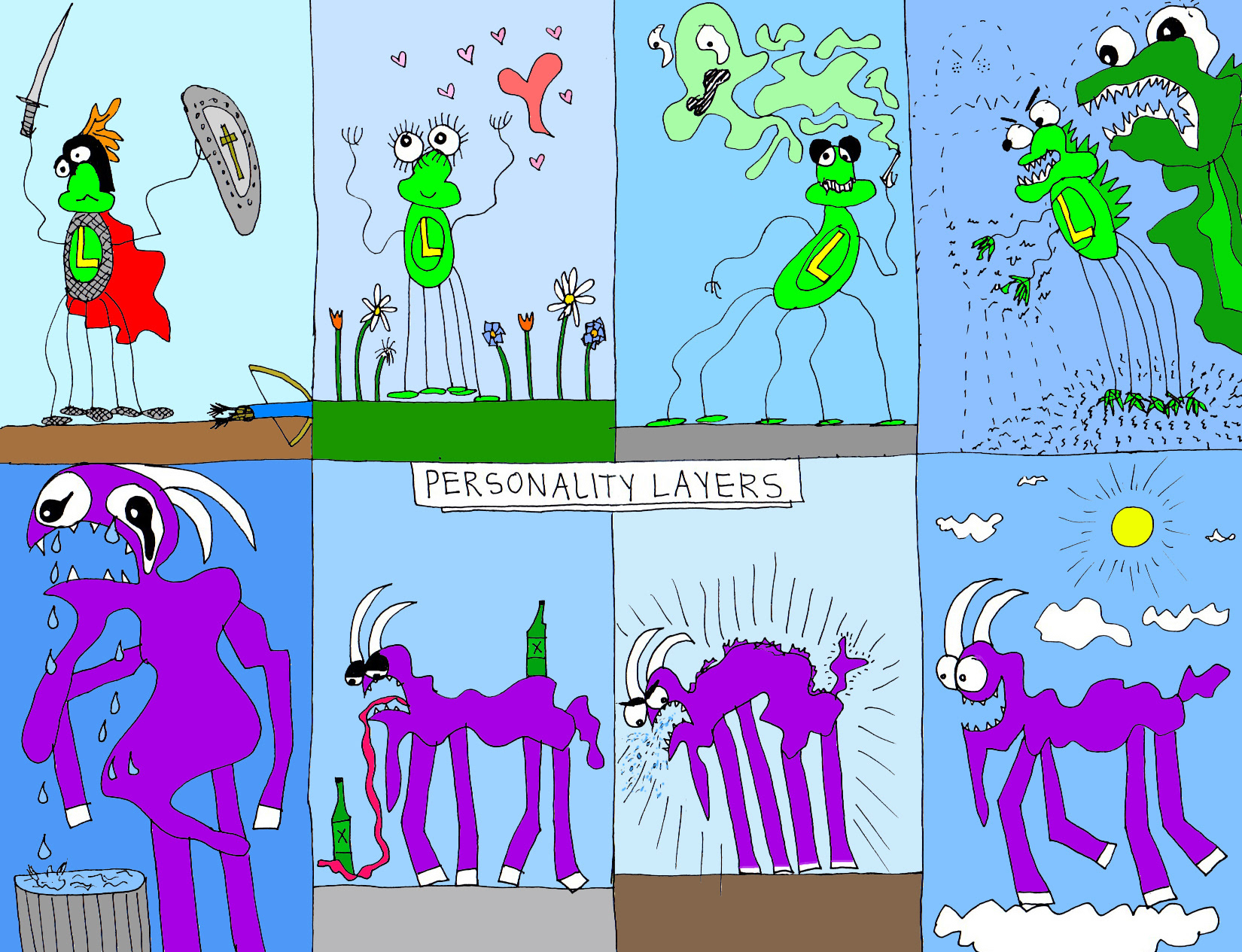 John's Commentary: We're all a palette of different colors, shades, and saturations.