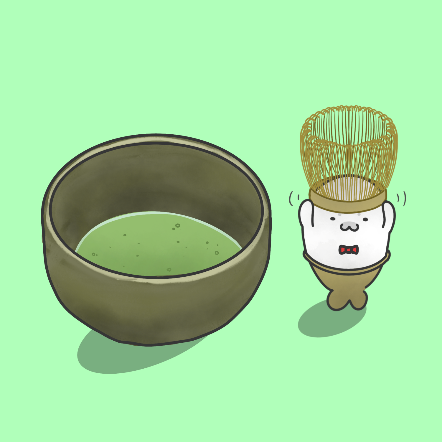 お茶をたてる
