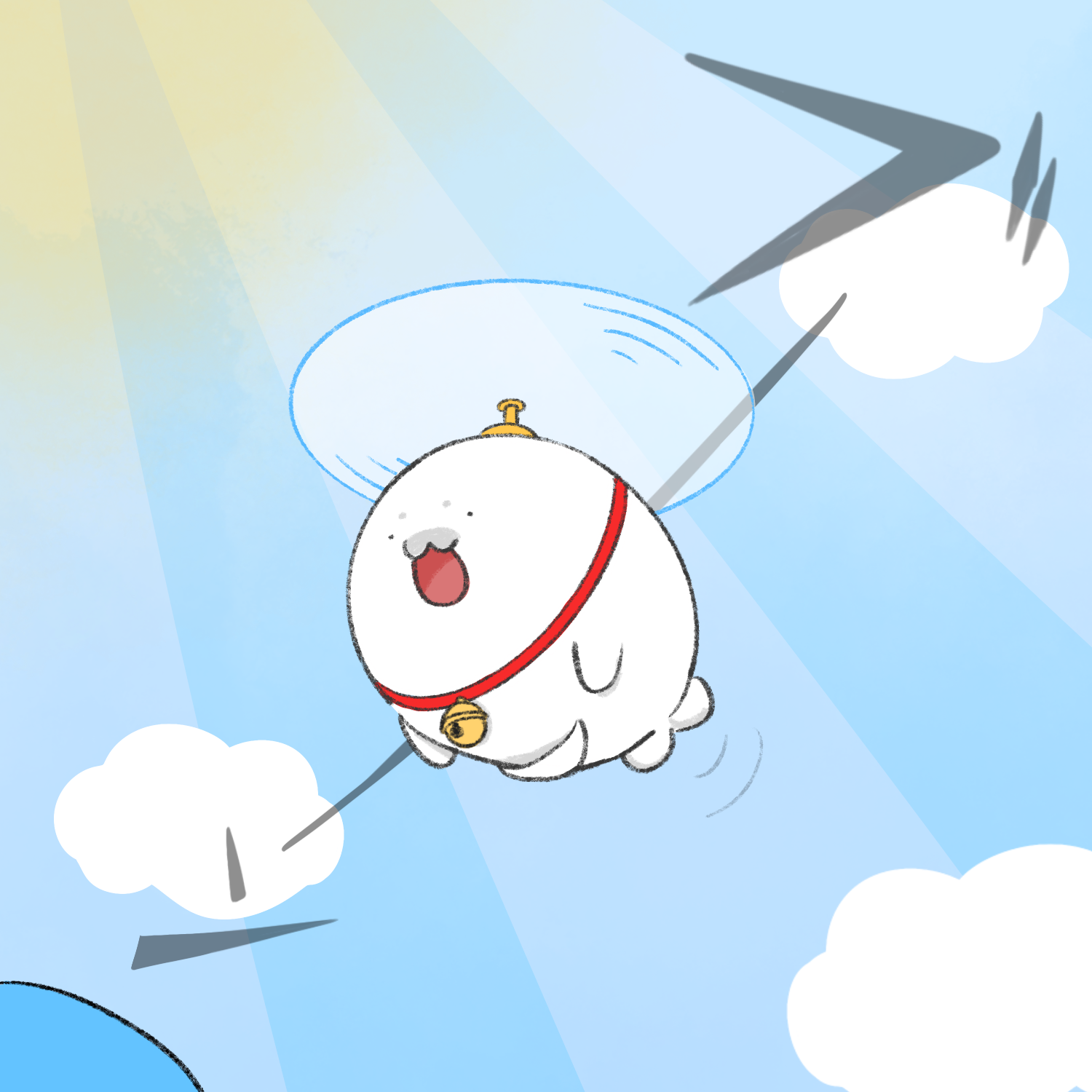 空を自由に飛びたいな