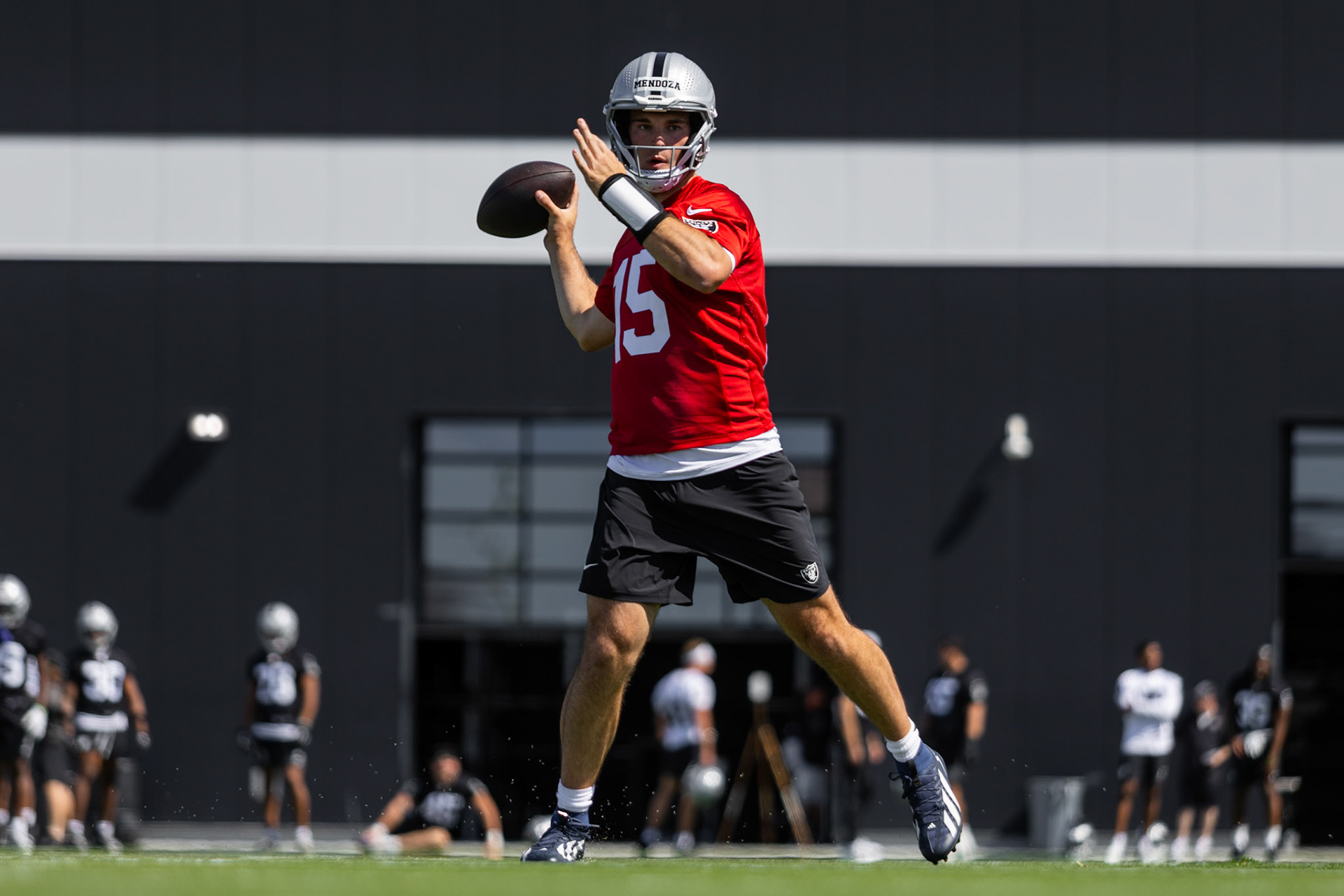 Courtesy of Las Vegas Raiders. Taken when shadowing Raiders Photography team.