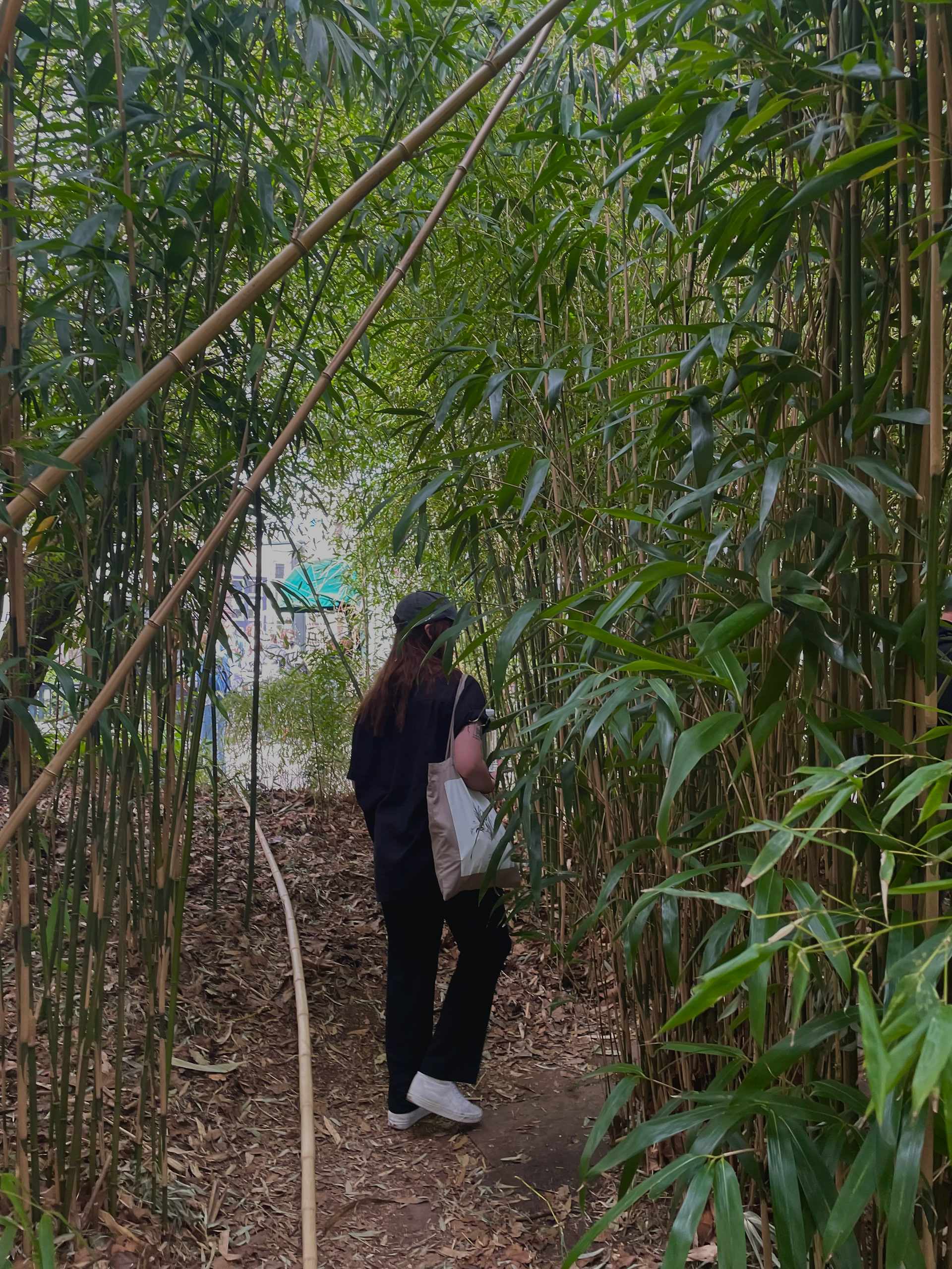 me at the amsterdam botanical garden