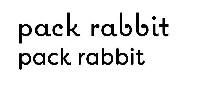 After combing through available fonts, these were two with the feel I was going for.