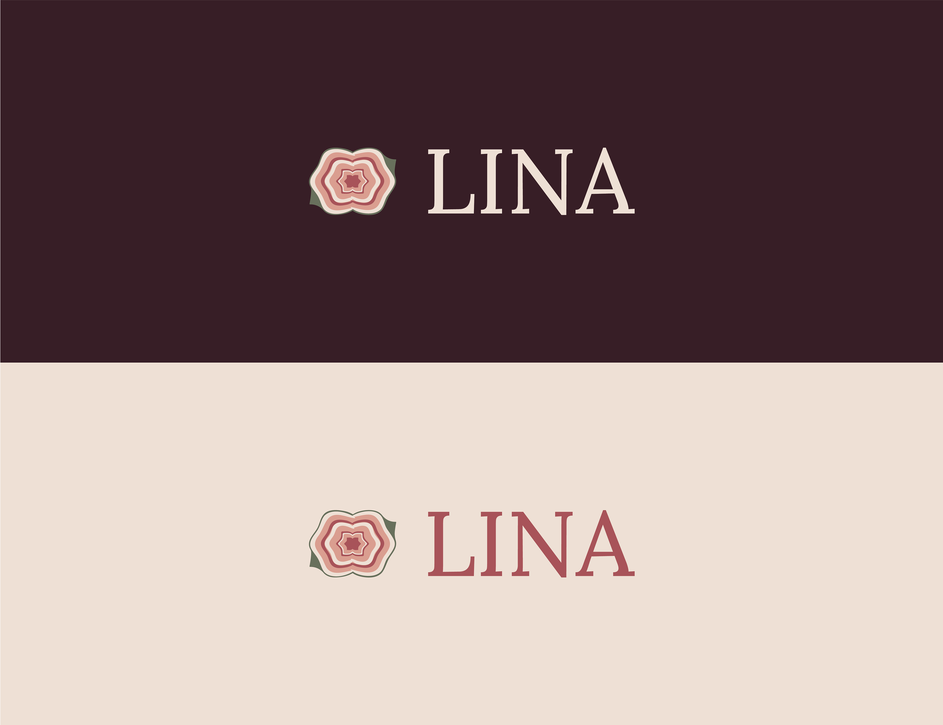 Horizontal Layout: Suited for digital interfaces, website headers, and print collateral.