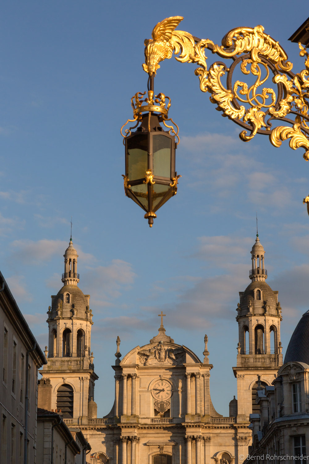 Kathedrale und Laterne, Nancy, Frankreich