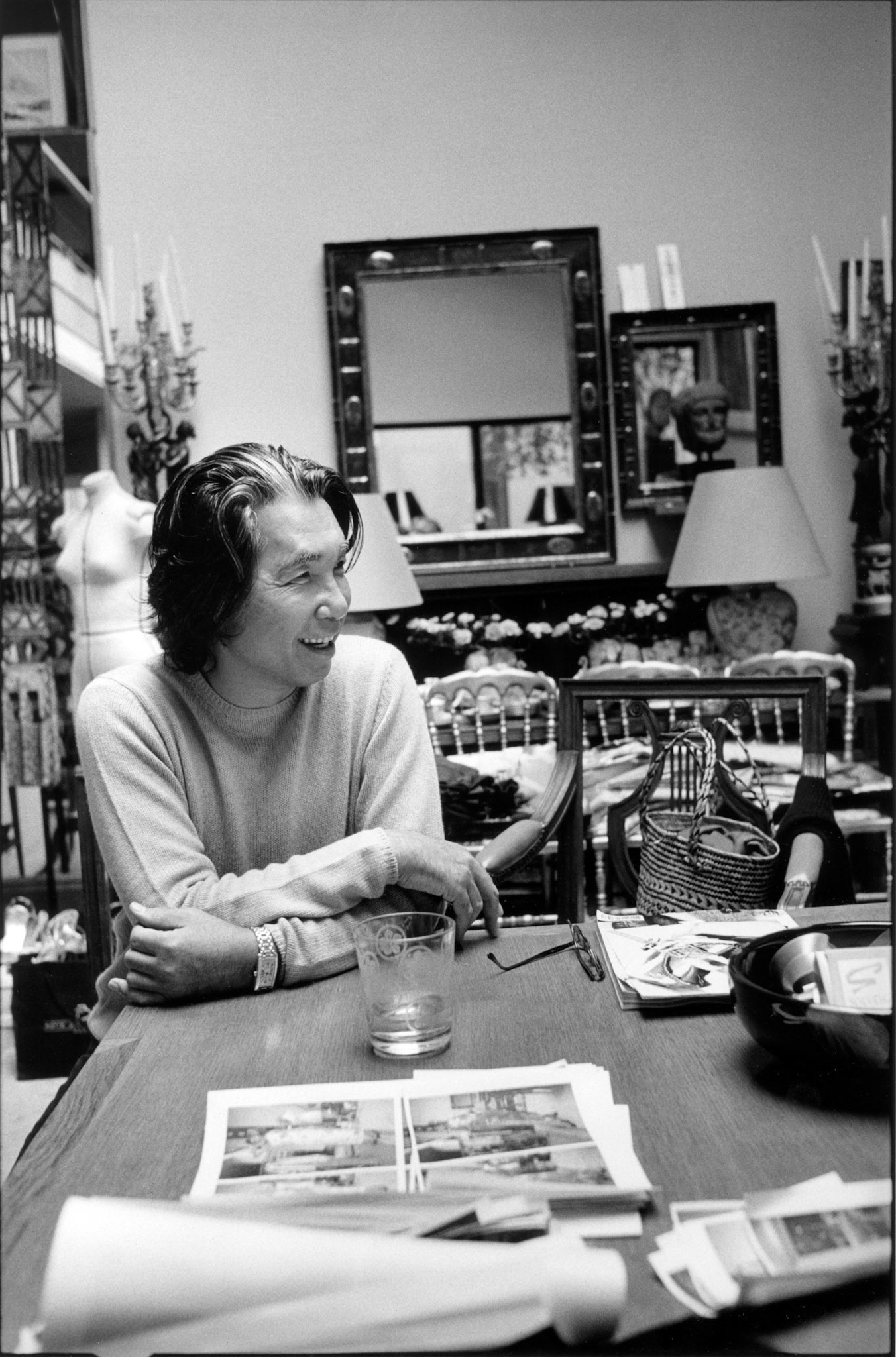 Takada Kenzo, Japanese Fashion DesignerAndre Rau / H&amp;KIndoorBlack &amp; White