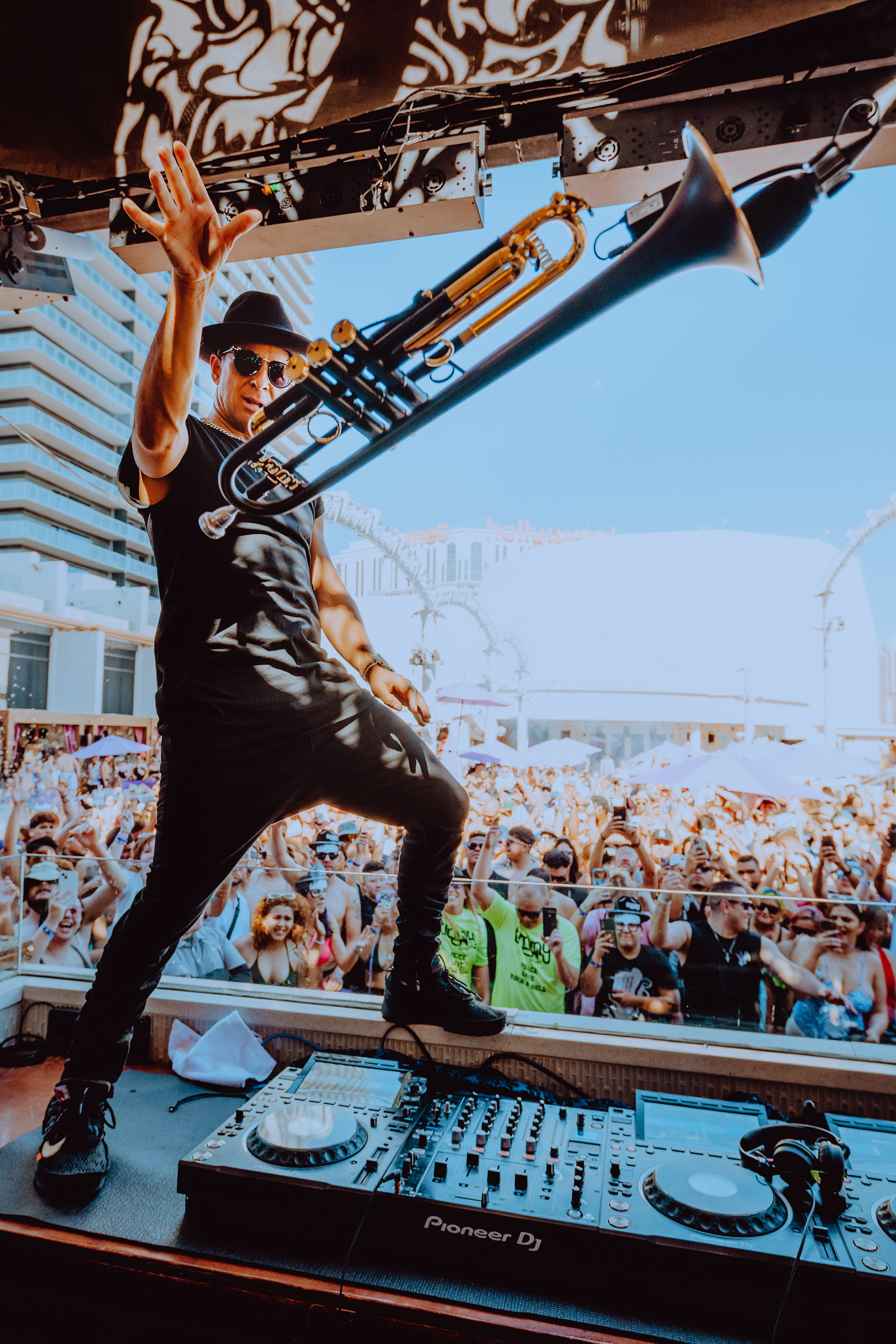  Timmy Trumpet performing at Marquee Dayclub in Las Vegas