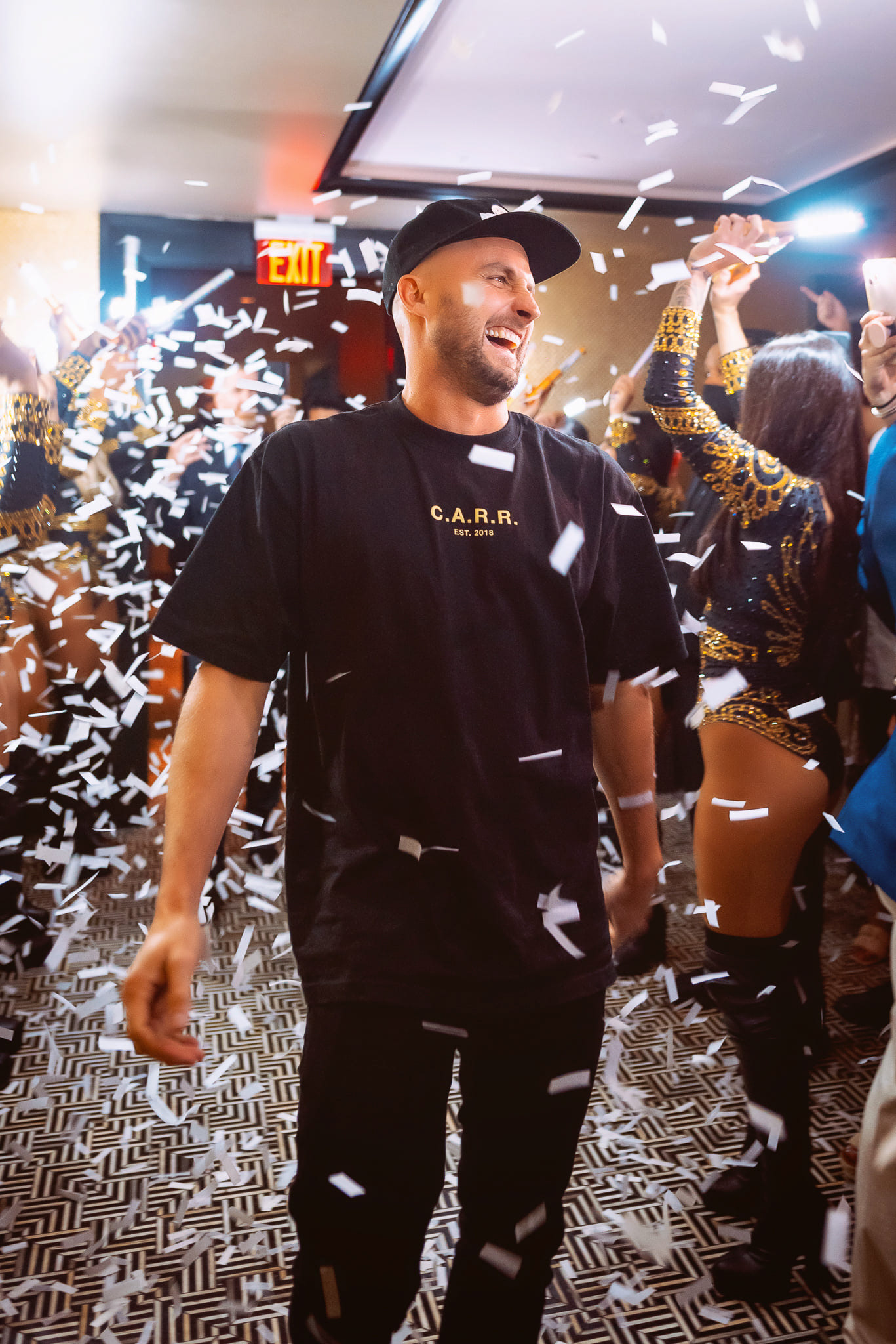 Fisher performing in Boston