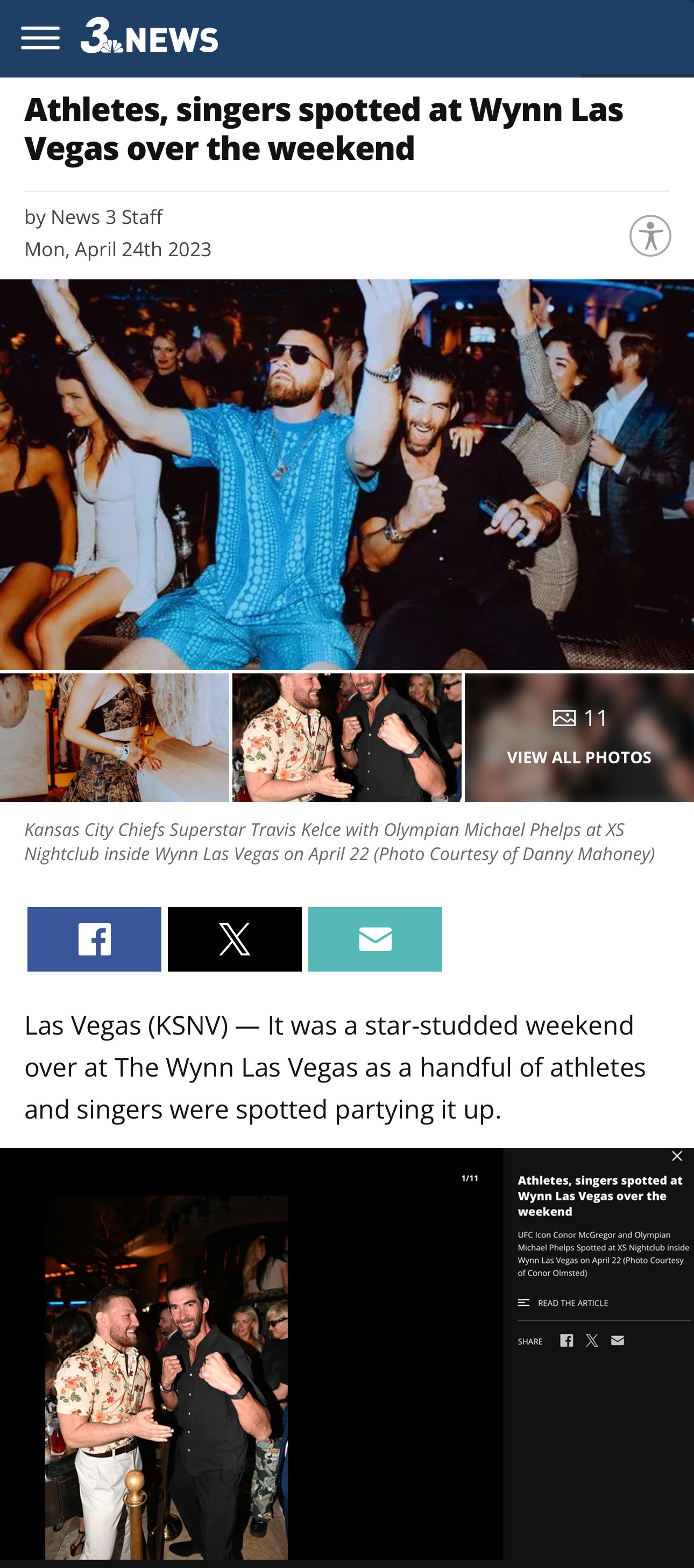 news3lv.com/news/local/athletes-singers-spotted-at-wynn-las-vegas-over-the-weekend-southern-nevada-xs-nightclub-michael-phelps-saturday-april-22-michael-b-jordan