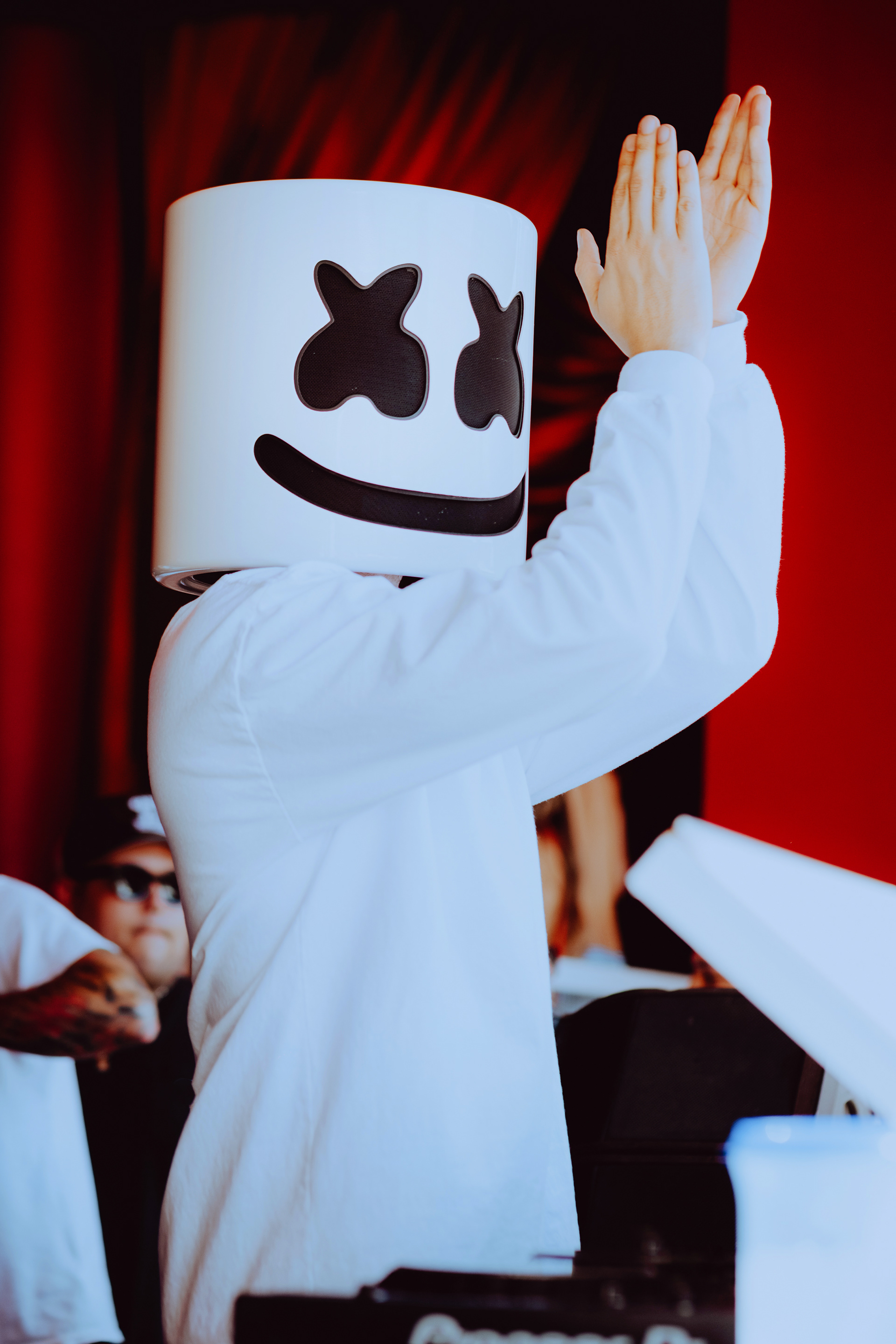 Marshmello performing at Encore Beach Club in Las Vegas