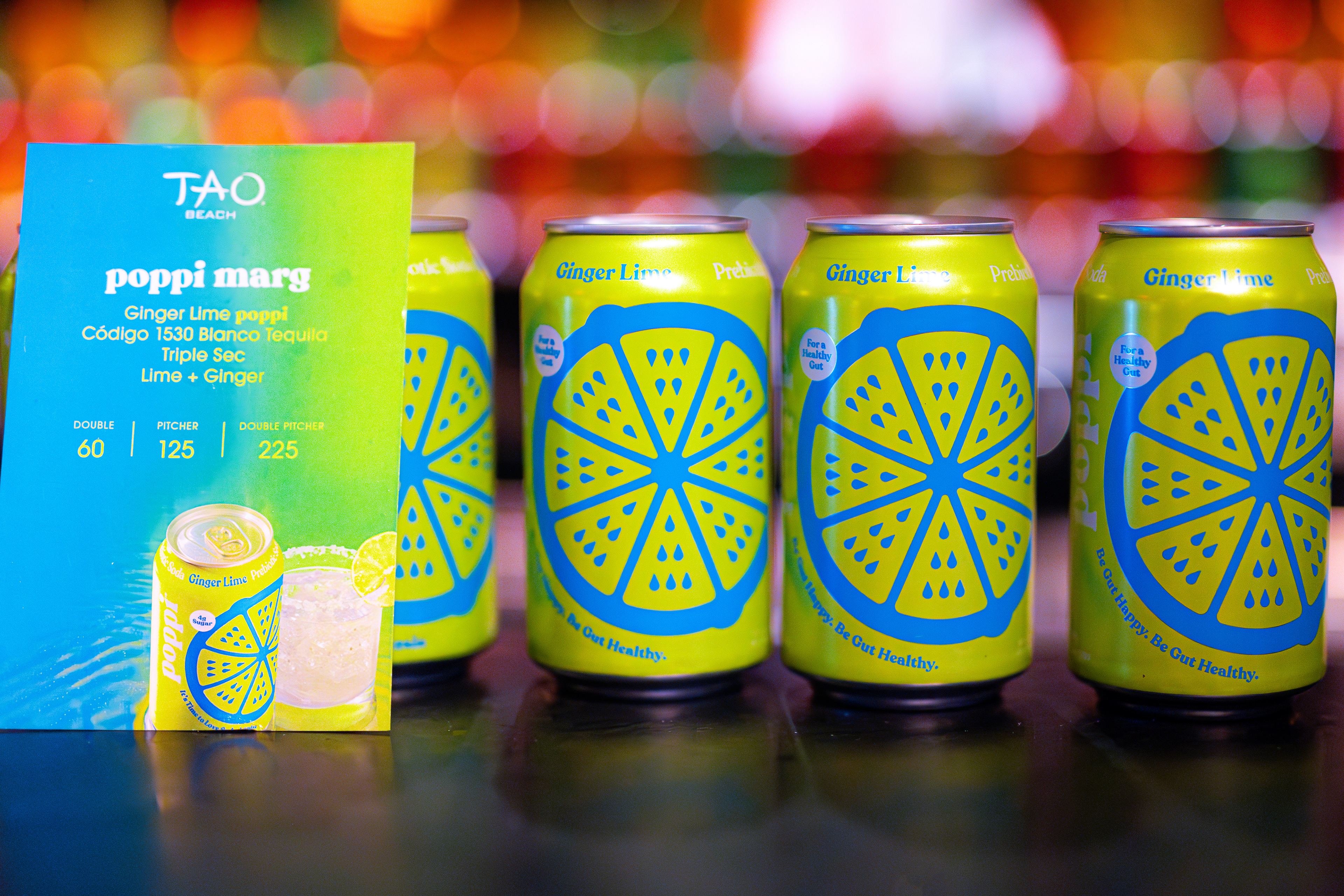 Poppi Soda X Tao Beach Partnership