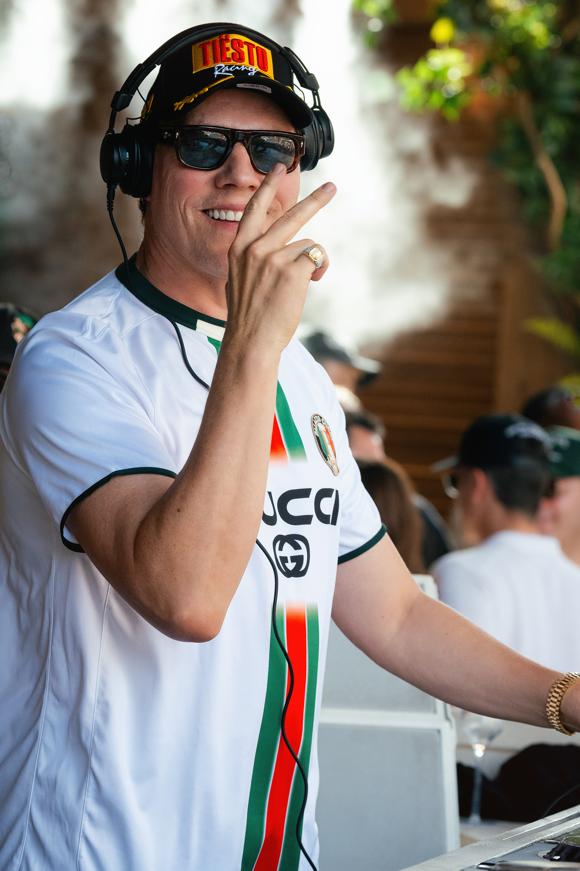  Tiësto performing at Tao Beach in Las Vegas