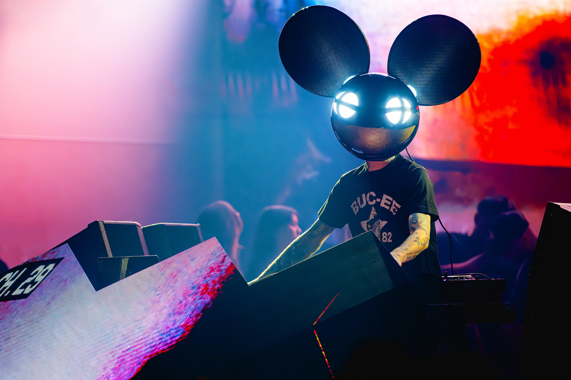 Deadmau5 performing in Las Vegas
