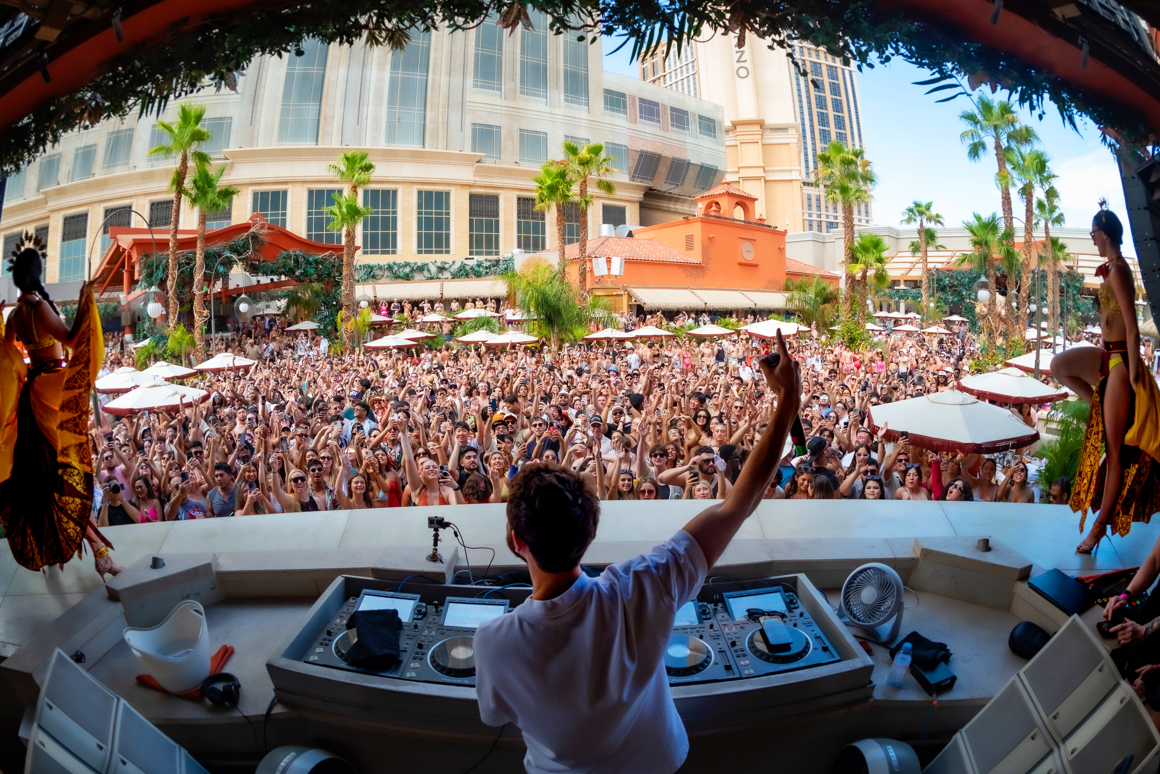 Zedd performing at Tao Beach in Las Vegas