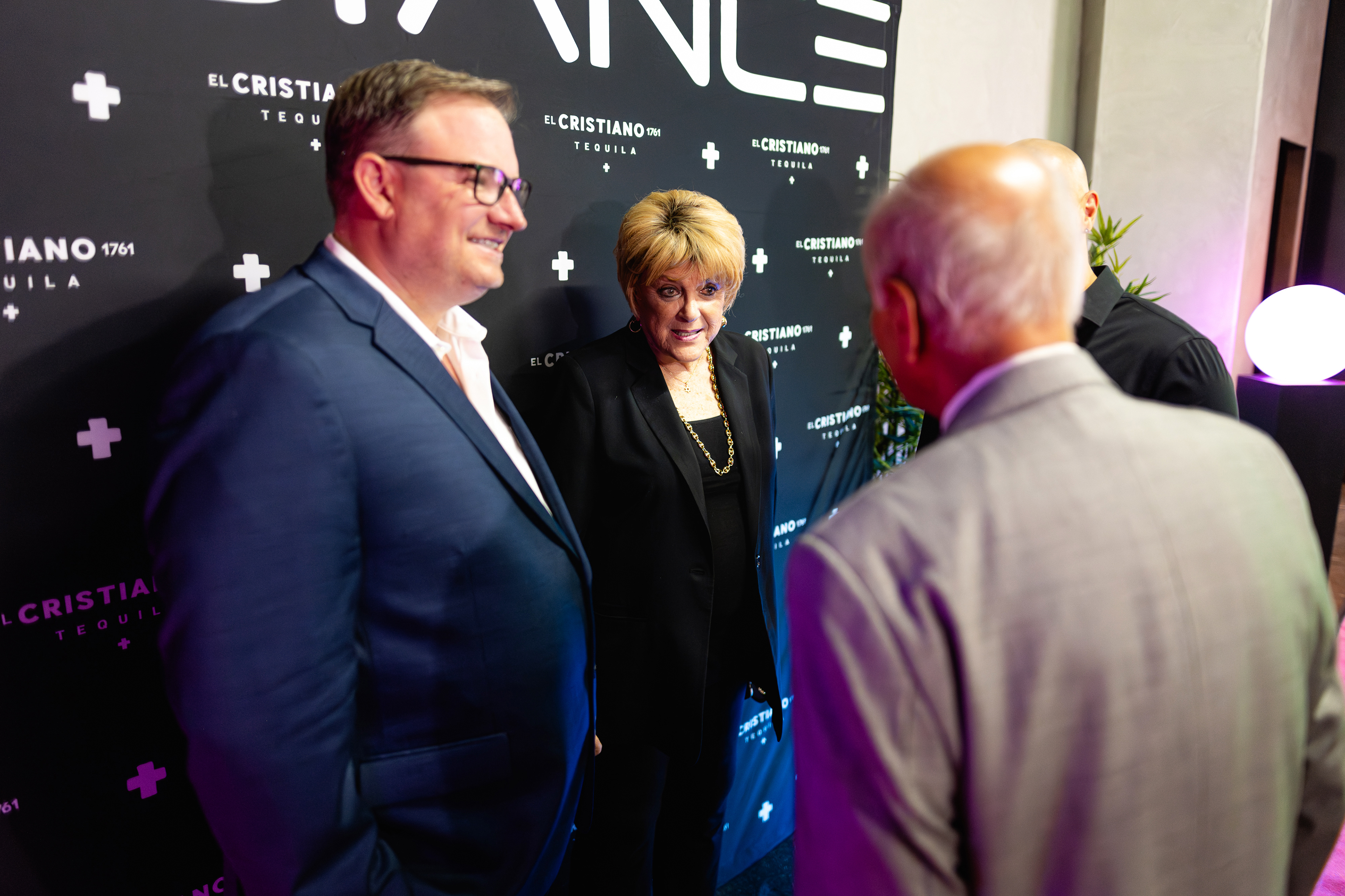 Mayor of Las Vegas Carolyn Goodman attending grand opening for a new music venue downtown