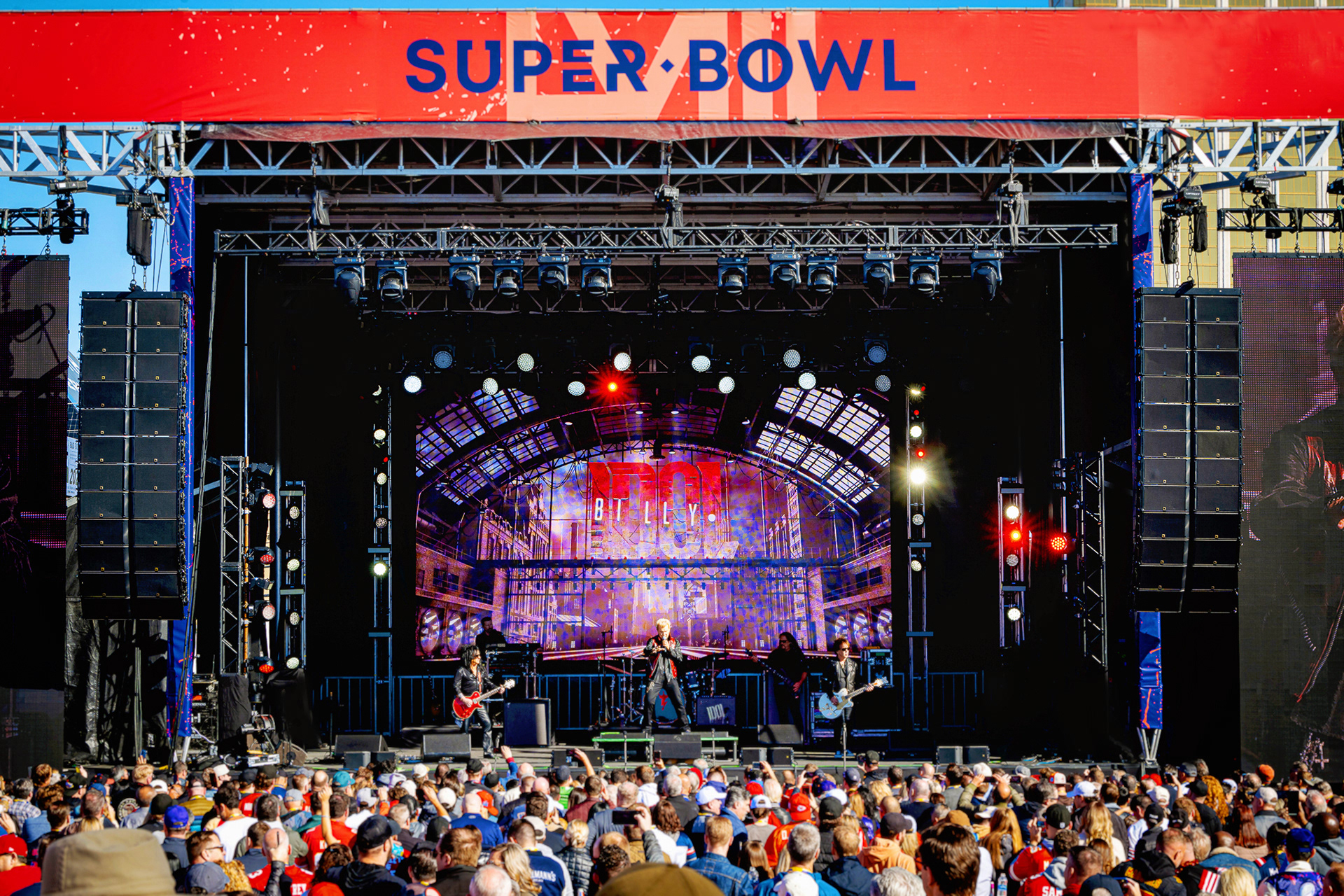Exclusive Billy Idol concert for On Location Experiences at Allegiant Stadium on Super Bowl Sunday