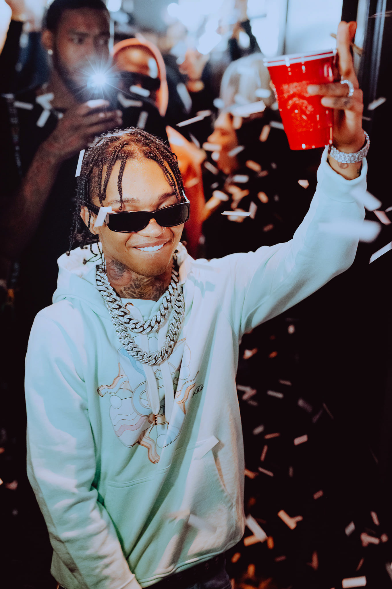 Swae Lee performing in Boston