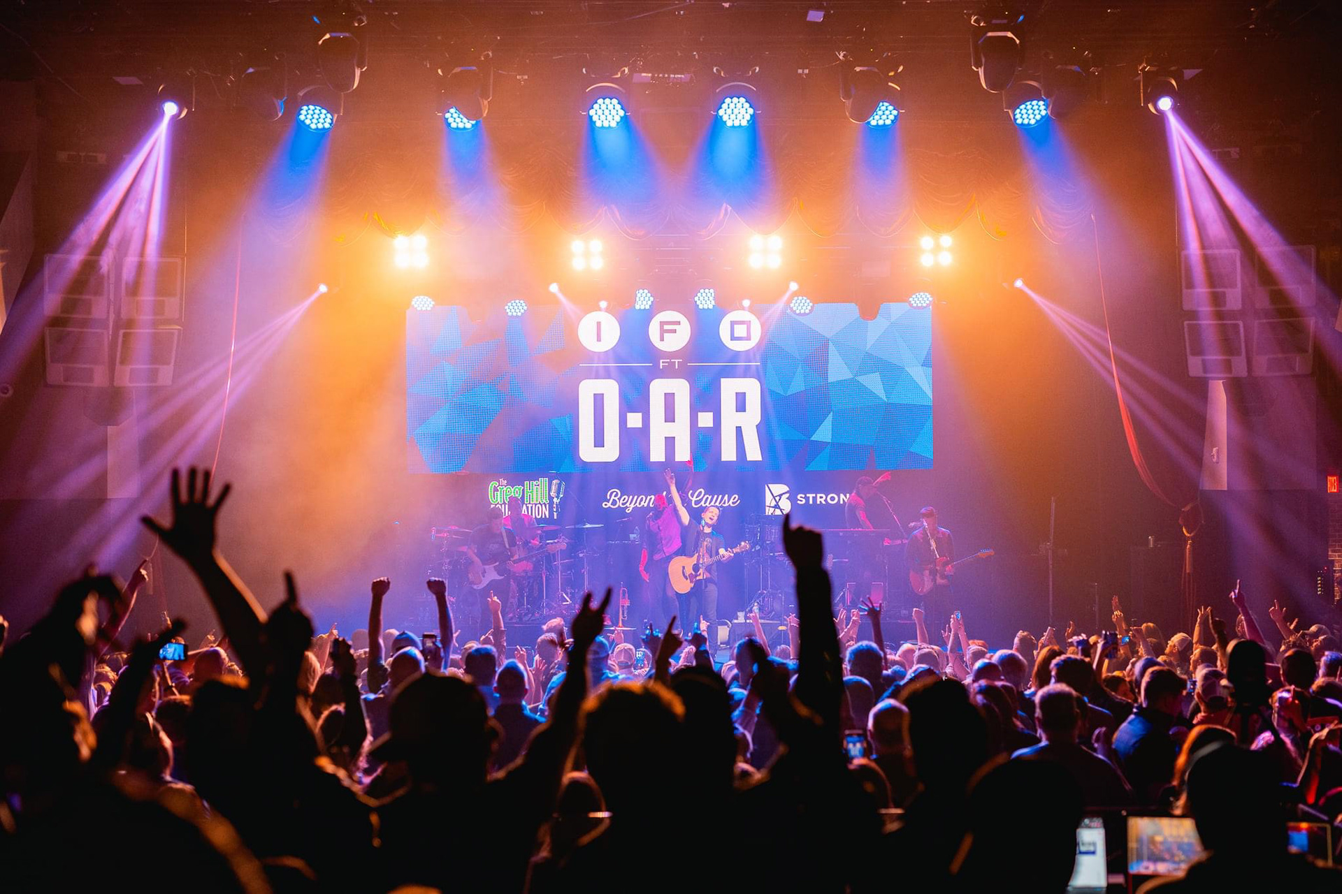 OAR performing a charity show in Boston to benefit the Greg Hill Foundation