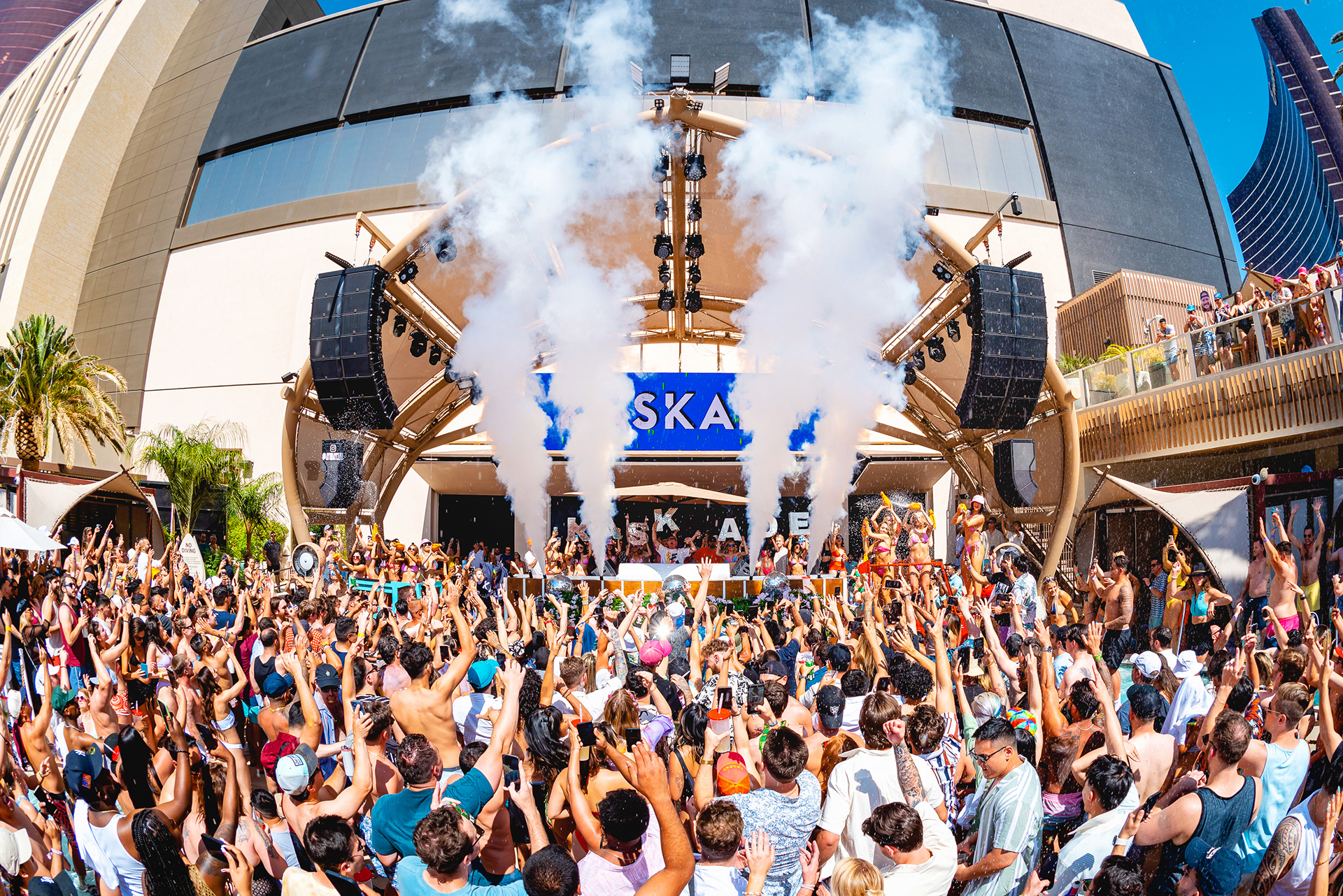 Kaskade performing at Ayu Dayclub in Las Vegas