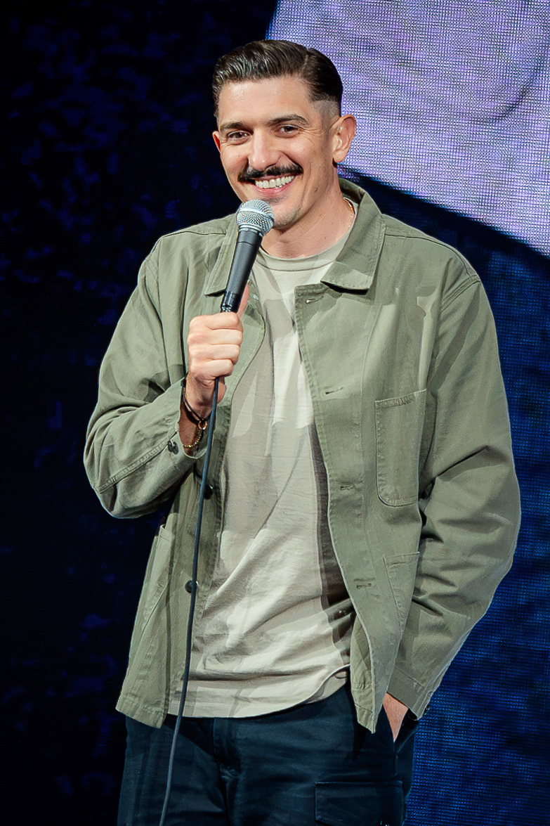 Andrew Schulz performing in Las Vegas