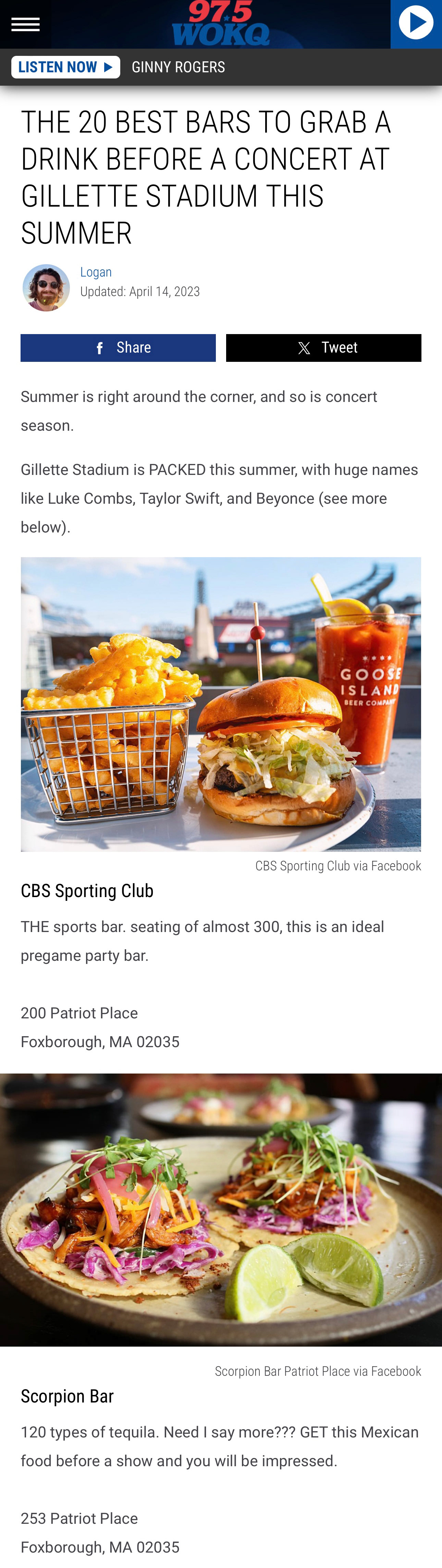 wokq.com/20-best-bars-to-grab-a-drink-before-a-patriots-game-or-concert-at-gillette-stadium