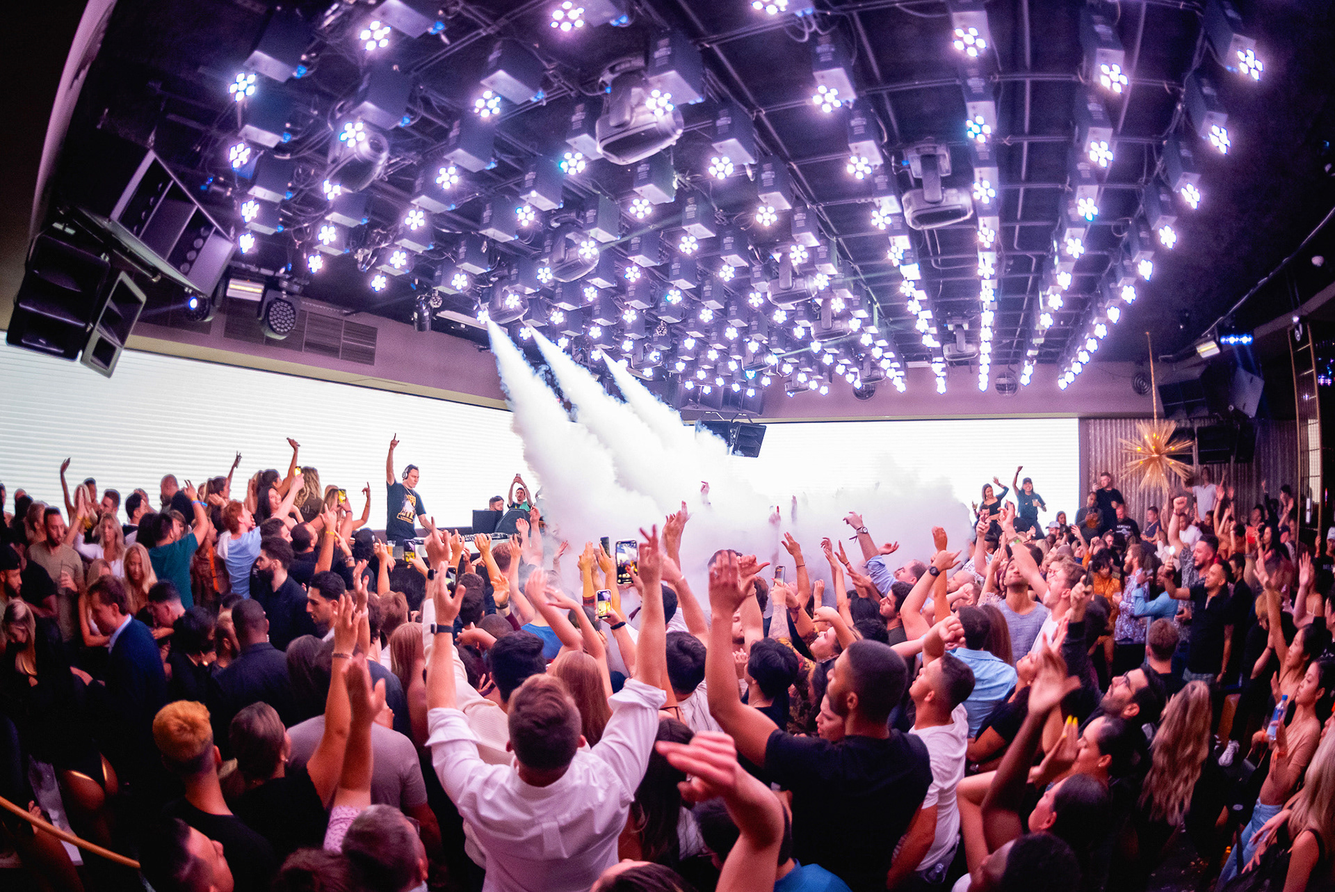 Tiësto performing in Boston