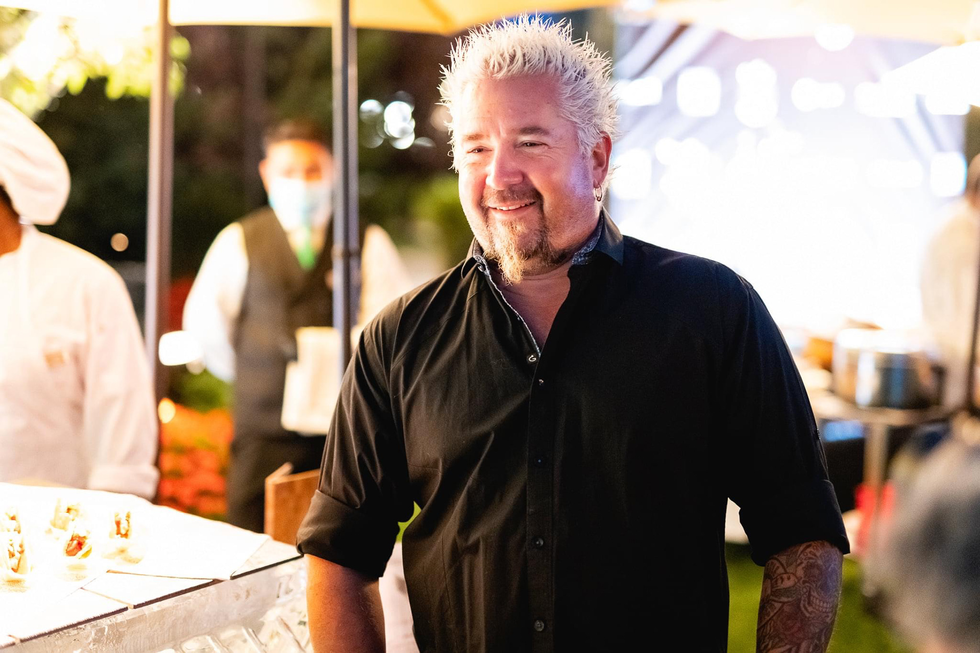 Guy Fieri at a charity event in Boston for Best Buddies