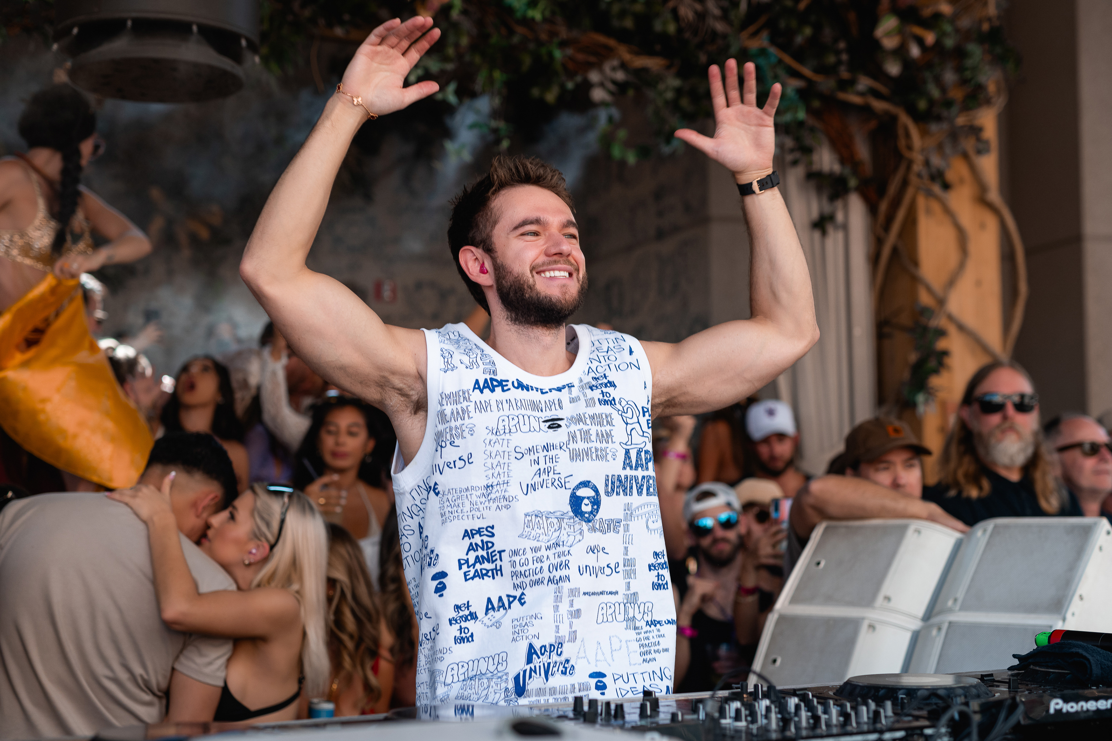 Zedd performing at Tao Beach in Las Vegas