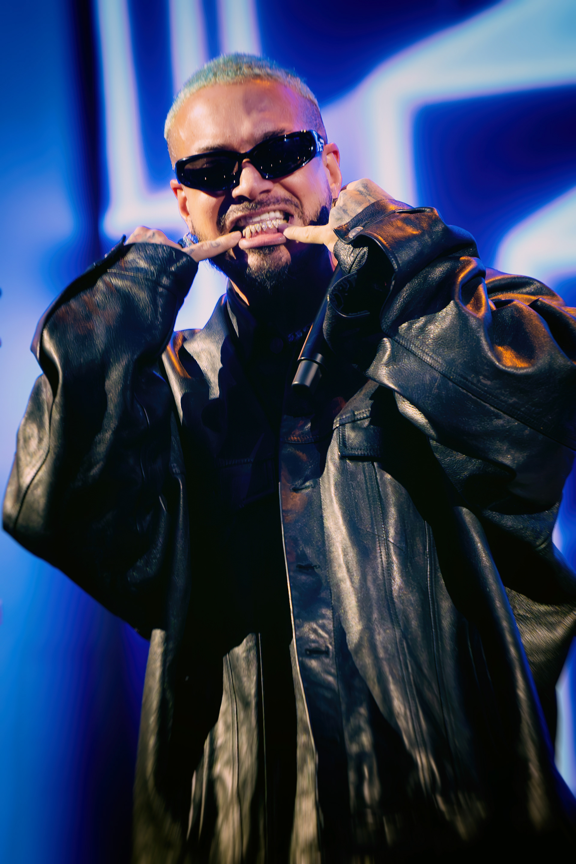 J Balvin performing in Las Vegas