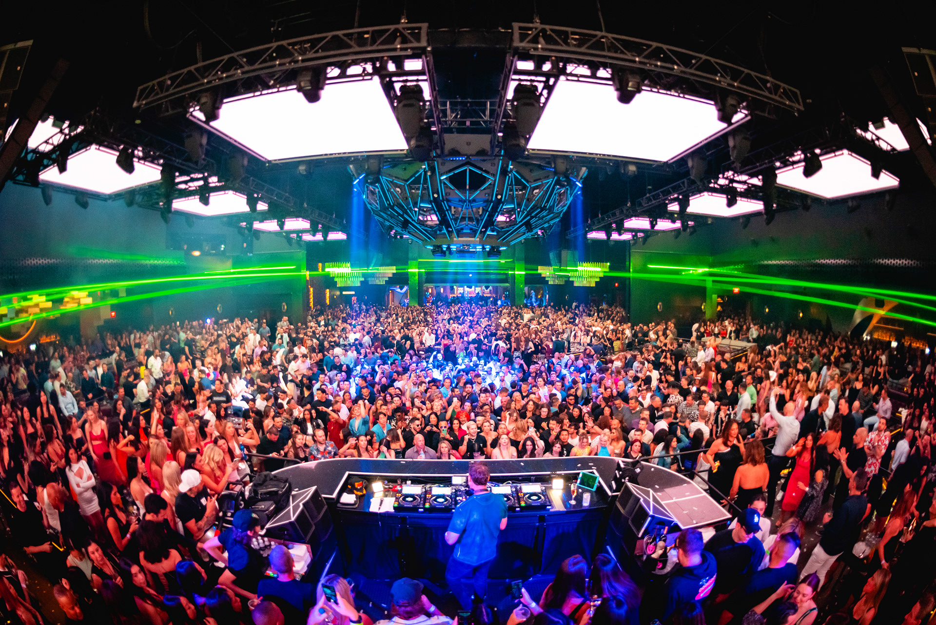 Tiësto performing in Las Vegas