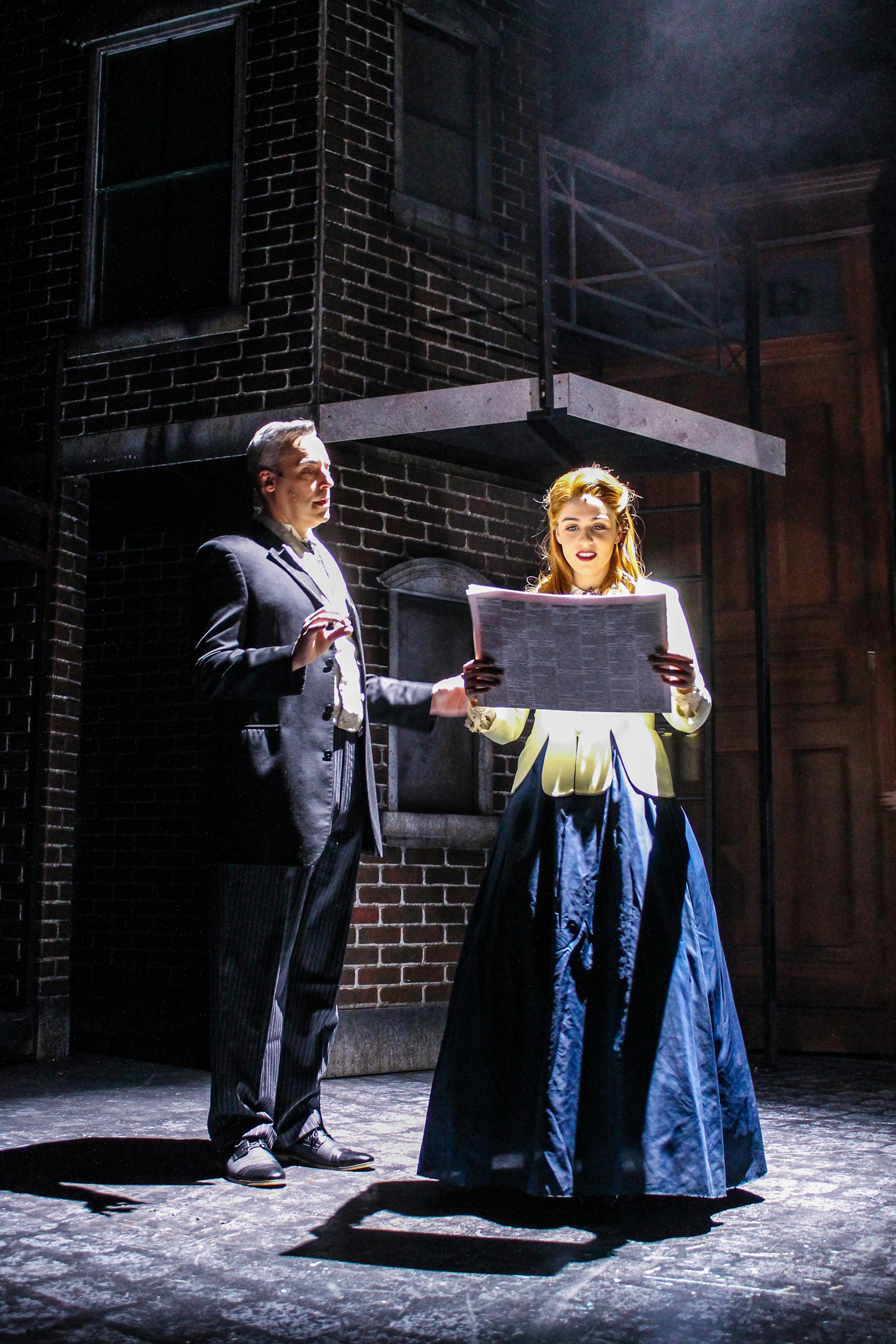 with Kristen Seggio, Newsies - White Plains Performing Arts Center