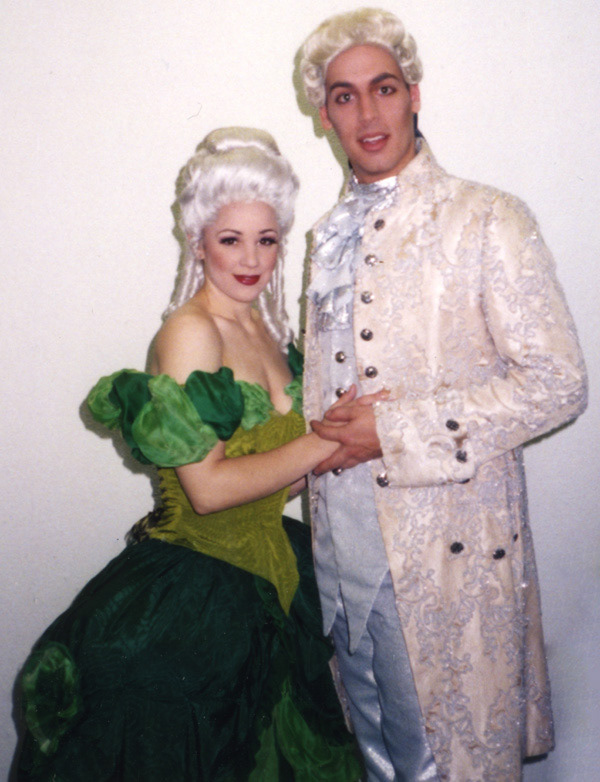 with Lisa Braverman, Die Schone und das Biest European tour