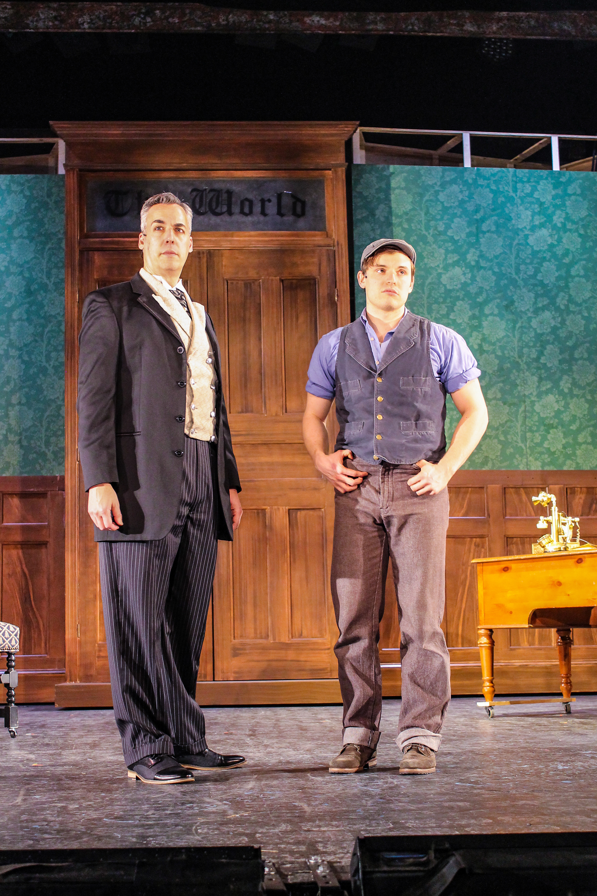 with Alex Prakken, Newsies - White Plains Performing Arts Center