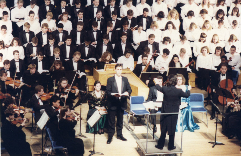 with the Crane Symphony and Chorus, SUNY Potsdam