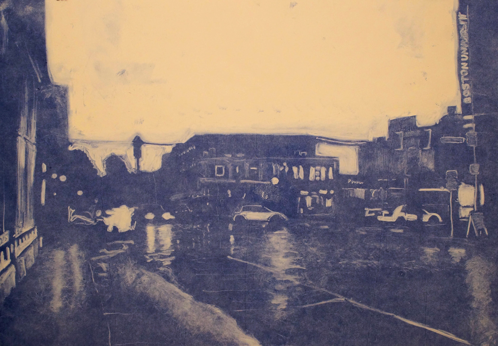 Sotto la Pioggia G, 2021, Monotype