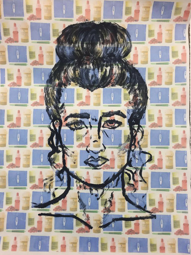 Self Portrait, 2018, Monotpye