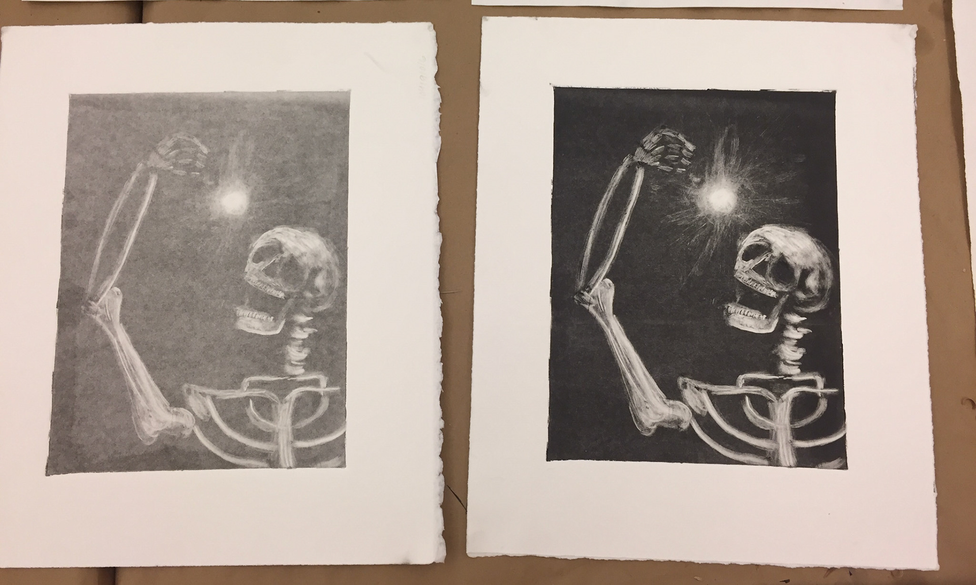 Untitled, 2017, Monotype and Ghost