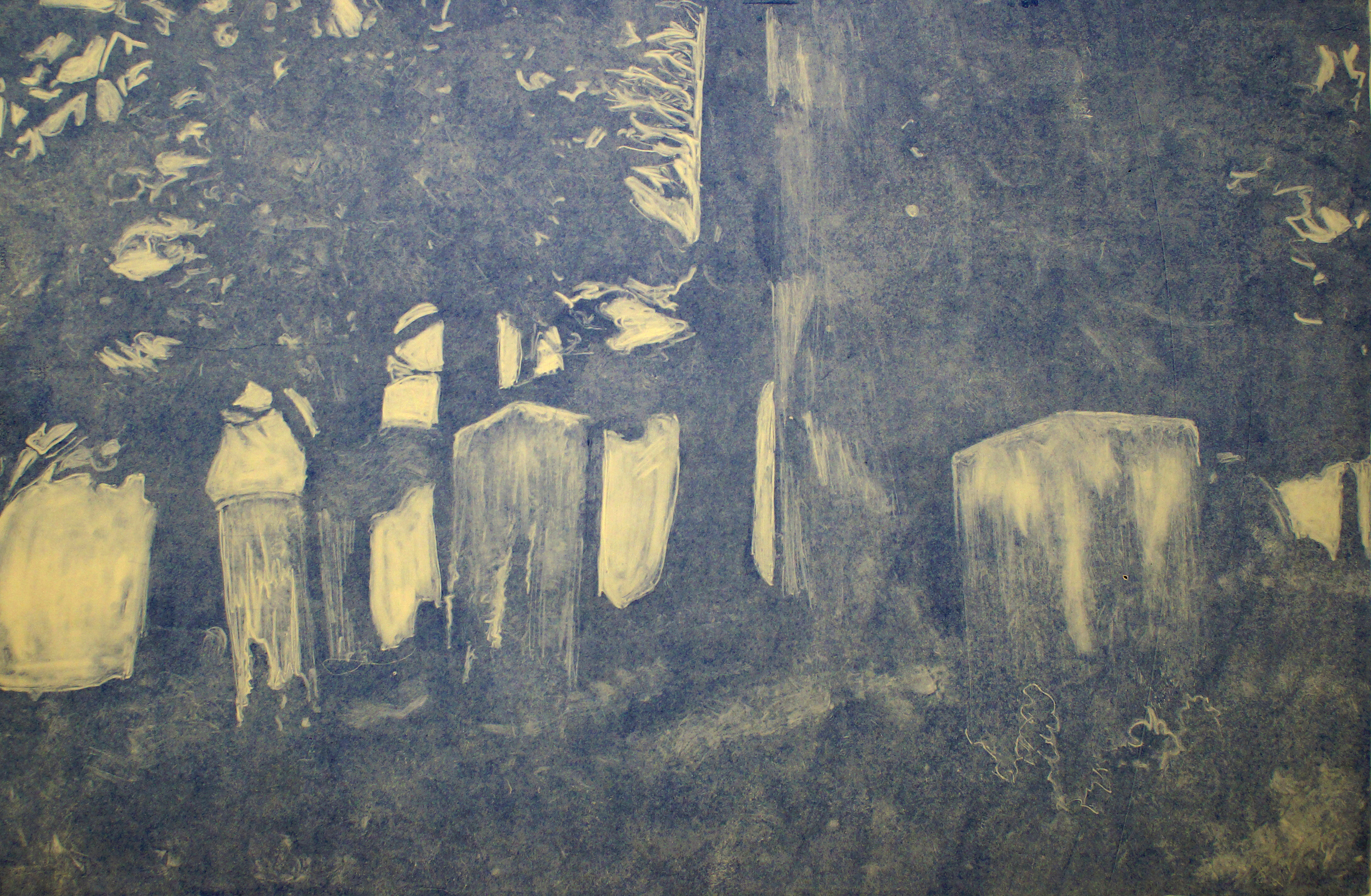Mt. Auburn Trio G, 2021, Monotype