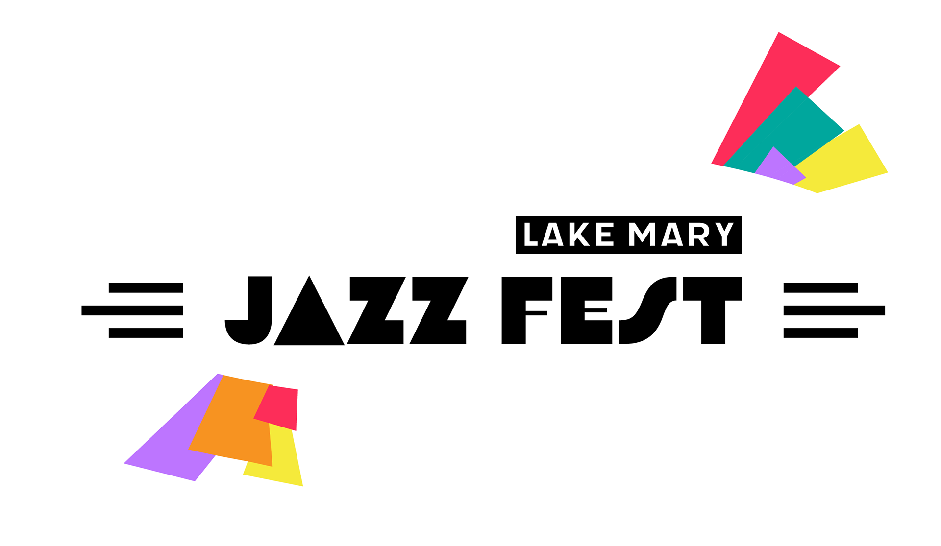 Lake Mary Jazz Fest Mock Logo; Full color; Dolan Creative