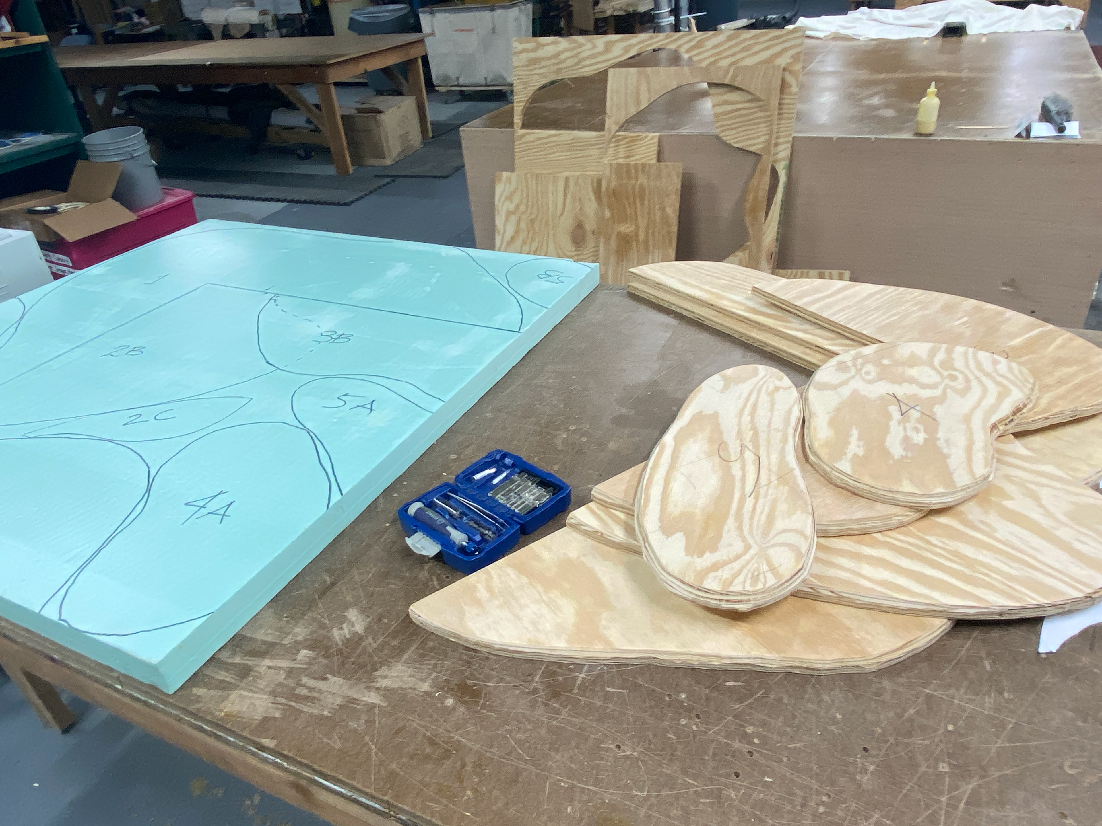 Cruise Giveaway - foliage bases - CNC ply
