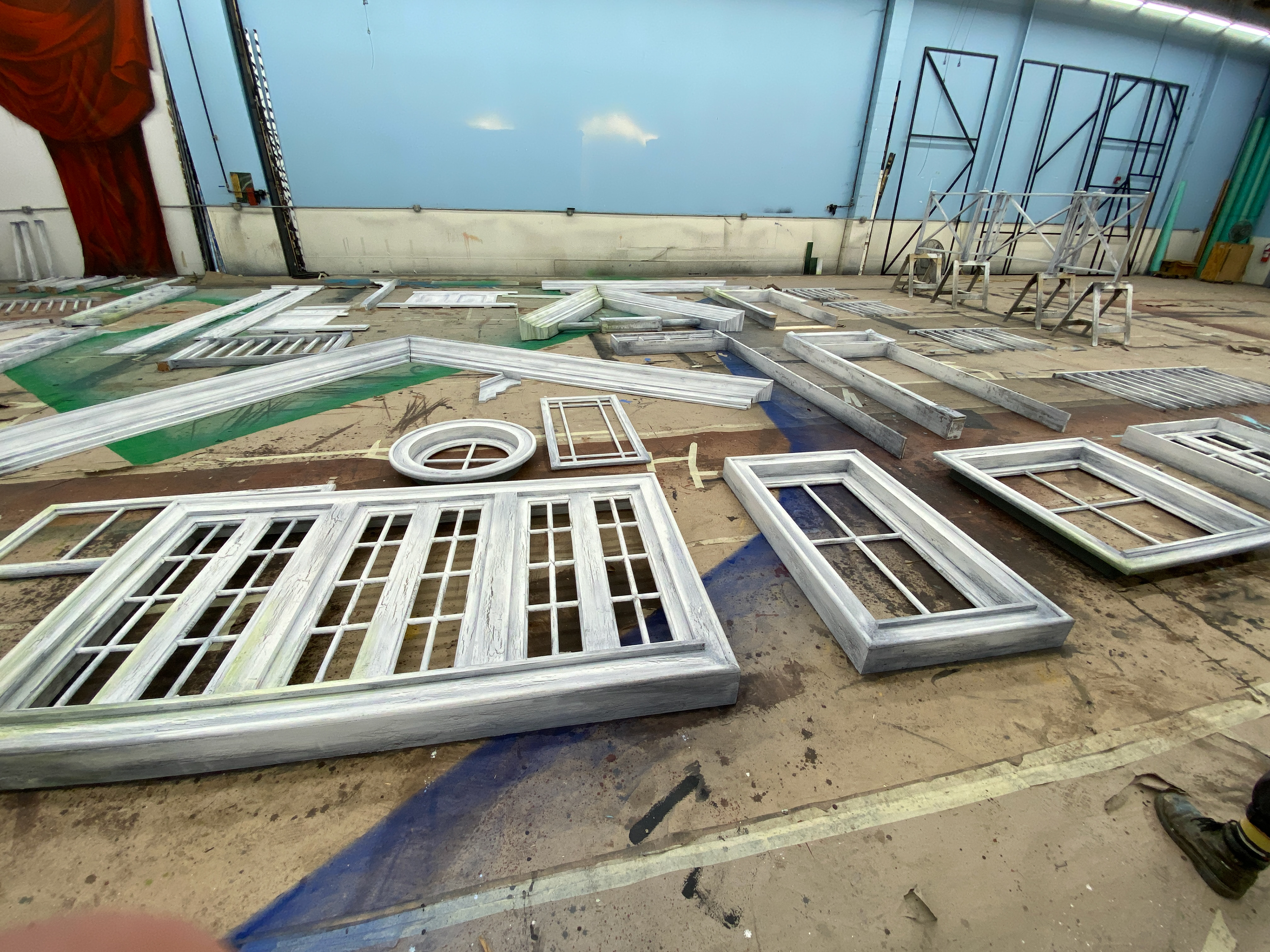 Hartford Stage - Ah, Wilderness! - aged house parts