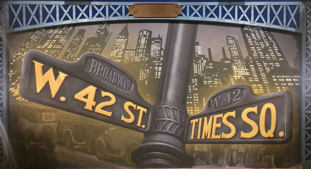 42nd Street - Goodspeed Musicals - show drop in space - ©April Chateauneuf