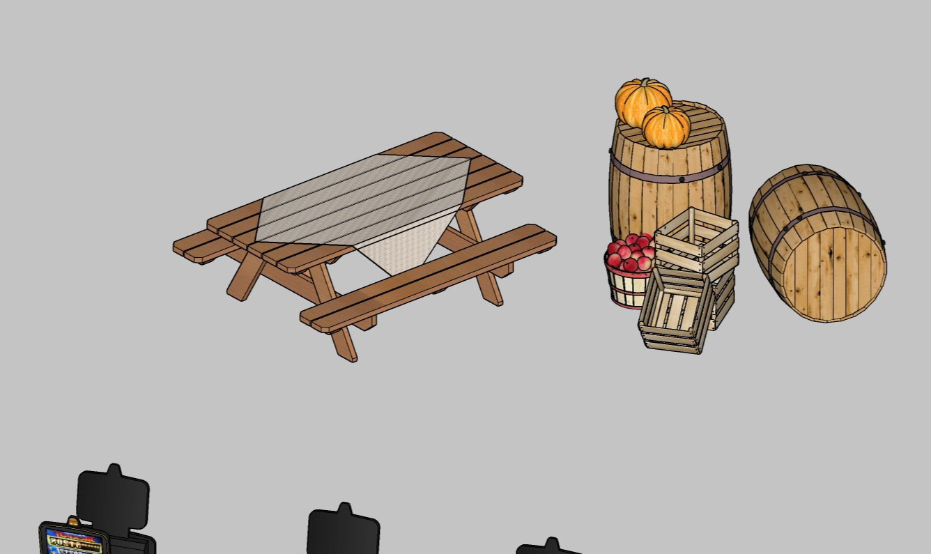 Fall Slot Tournament - 3D Model SketchUp - Mohegan Sun