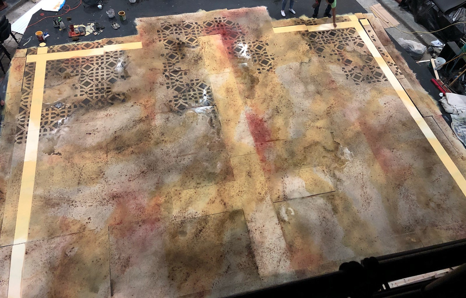 Jesus Christ Superstar - Connecticut Repertory Theatre - deck