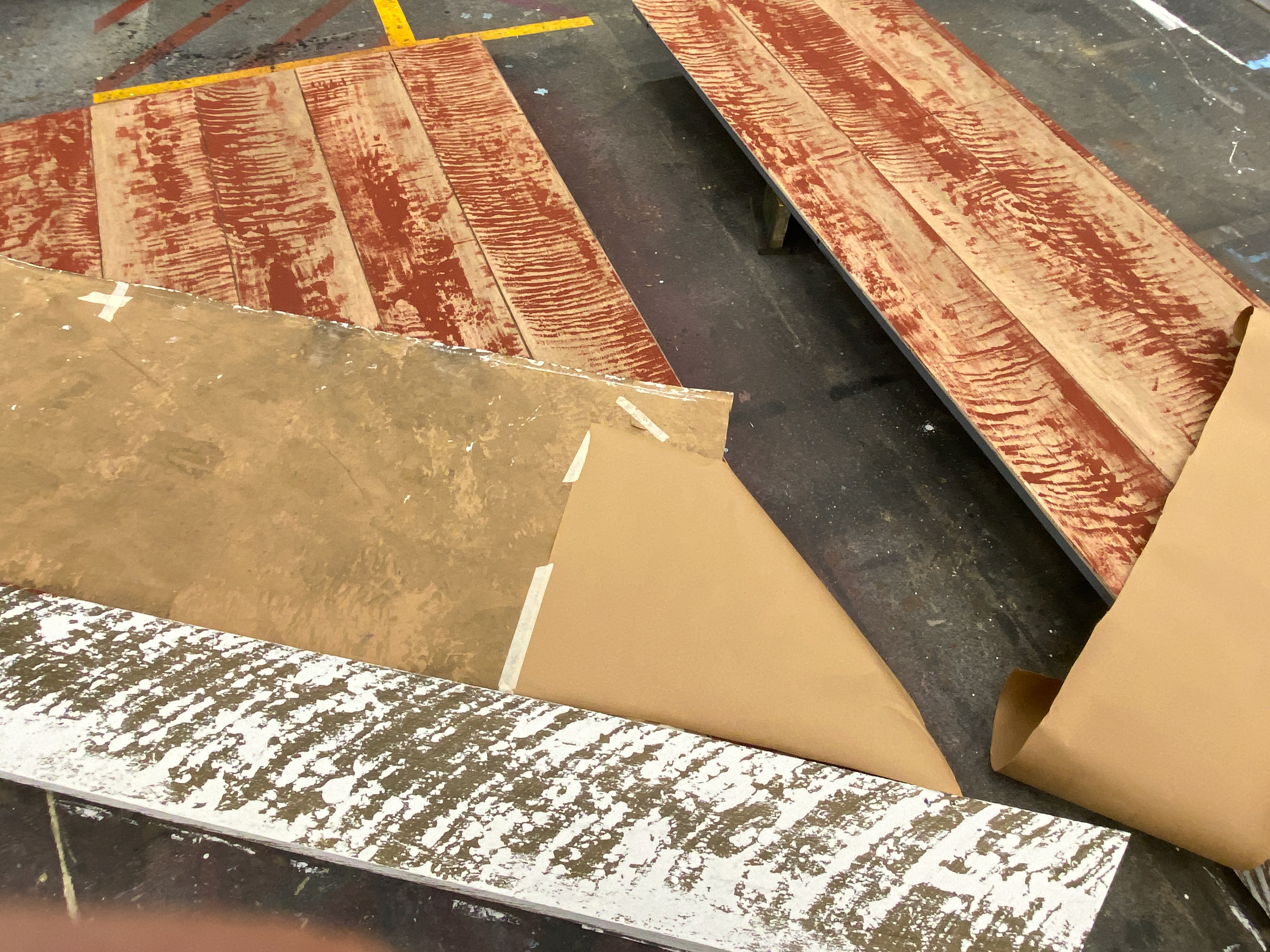 Christmas in Connecticut - Goodspeed Musicals - portal faux rough sawn wood