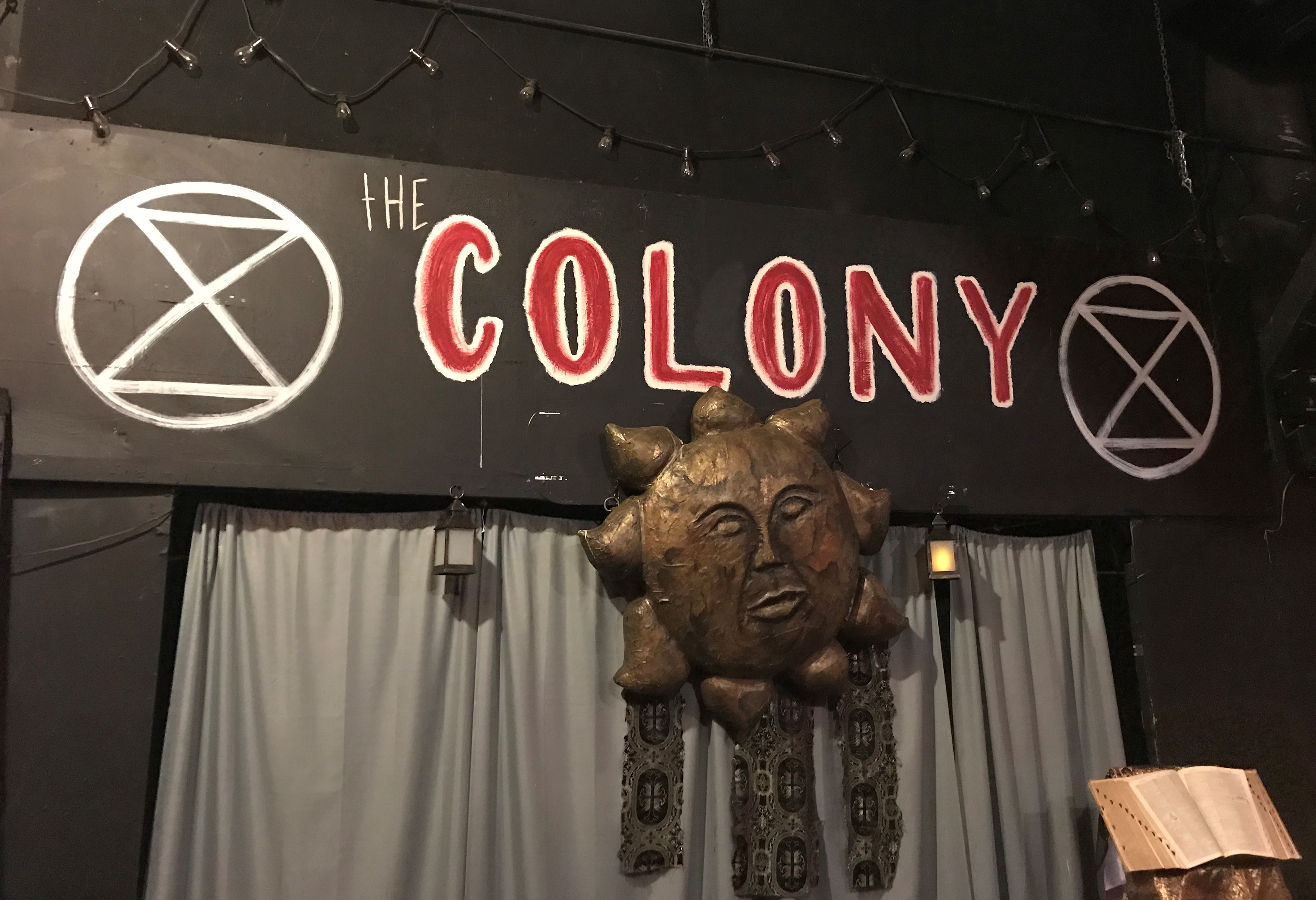 Gateway's Haunted Playhouse - designed, handlettered