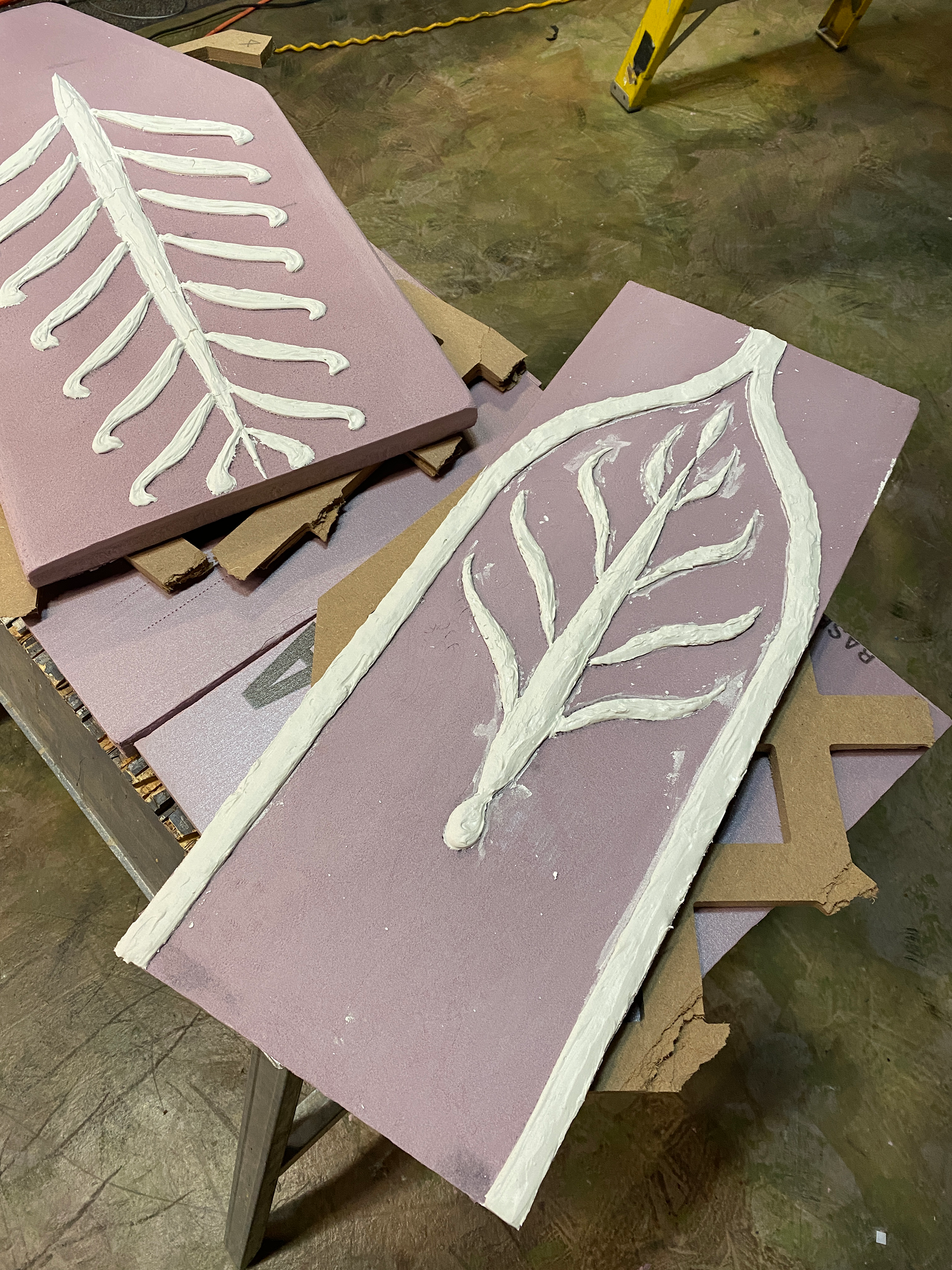 Playhouse on Park - Two Jews Walk Into a War... - column motifs, faux carved stone
