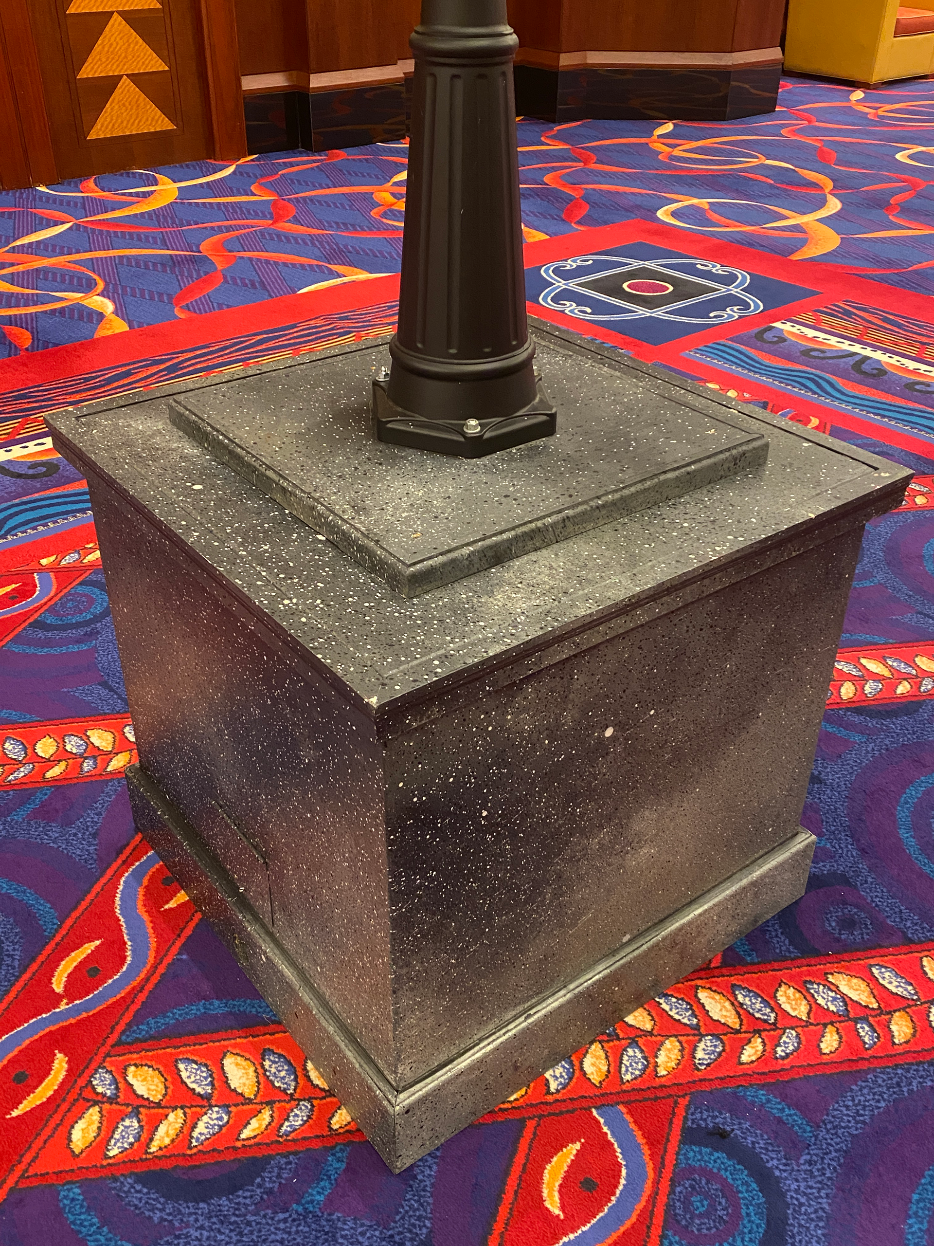 New Year's Eve '22-'23 - Mohegan Sun - lampost bases