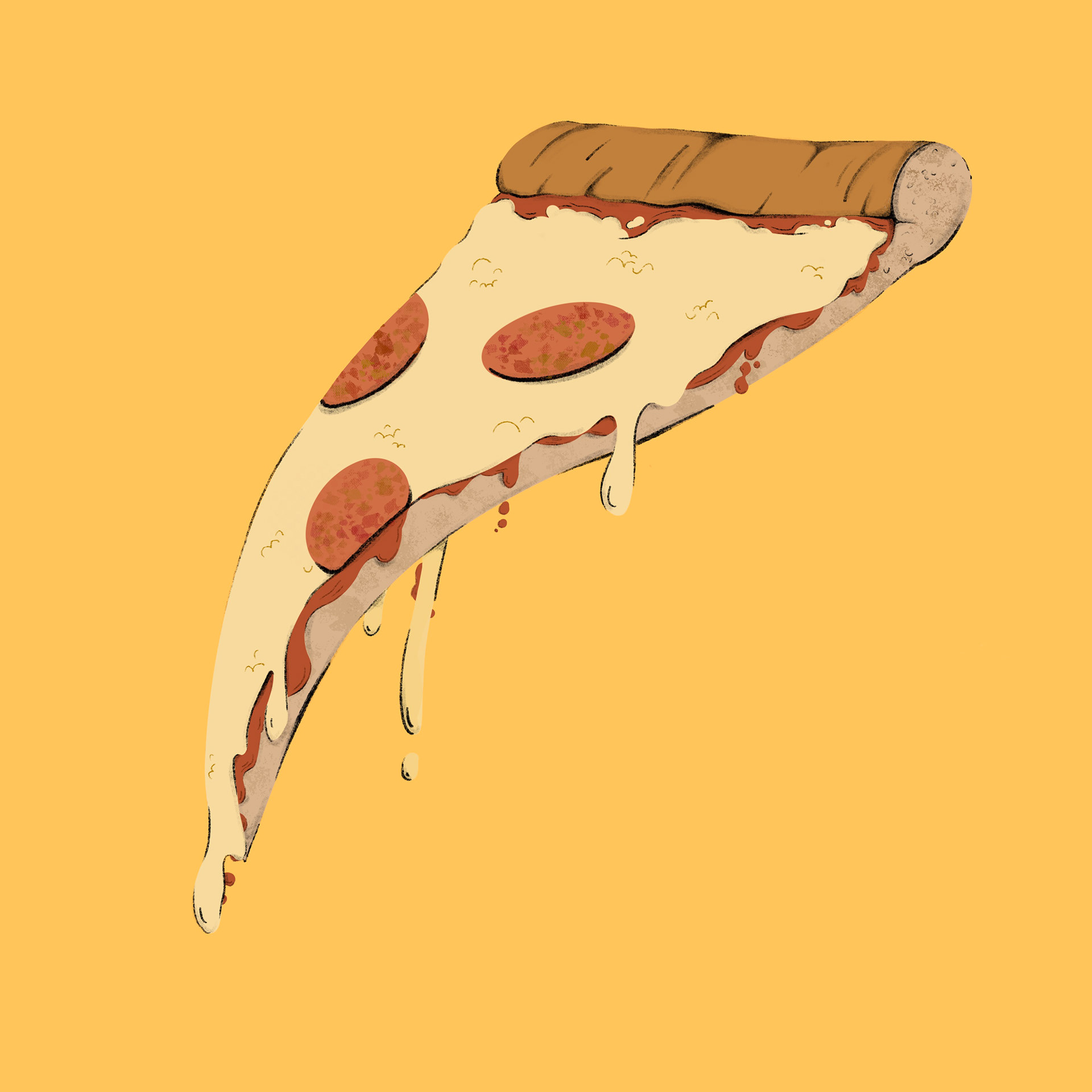 pizza slice - Procreate (class)