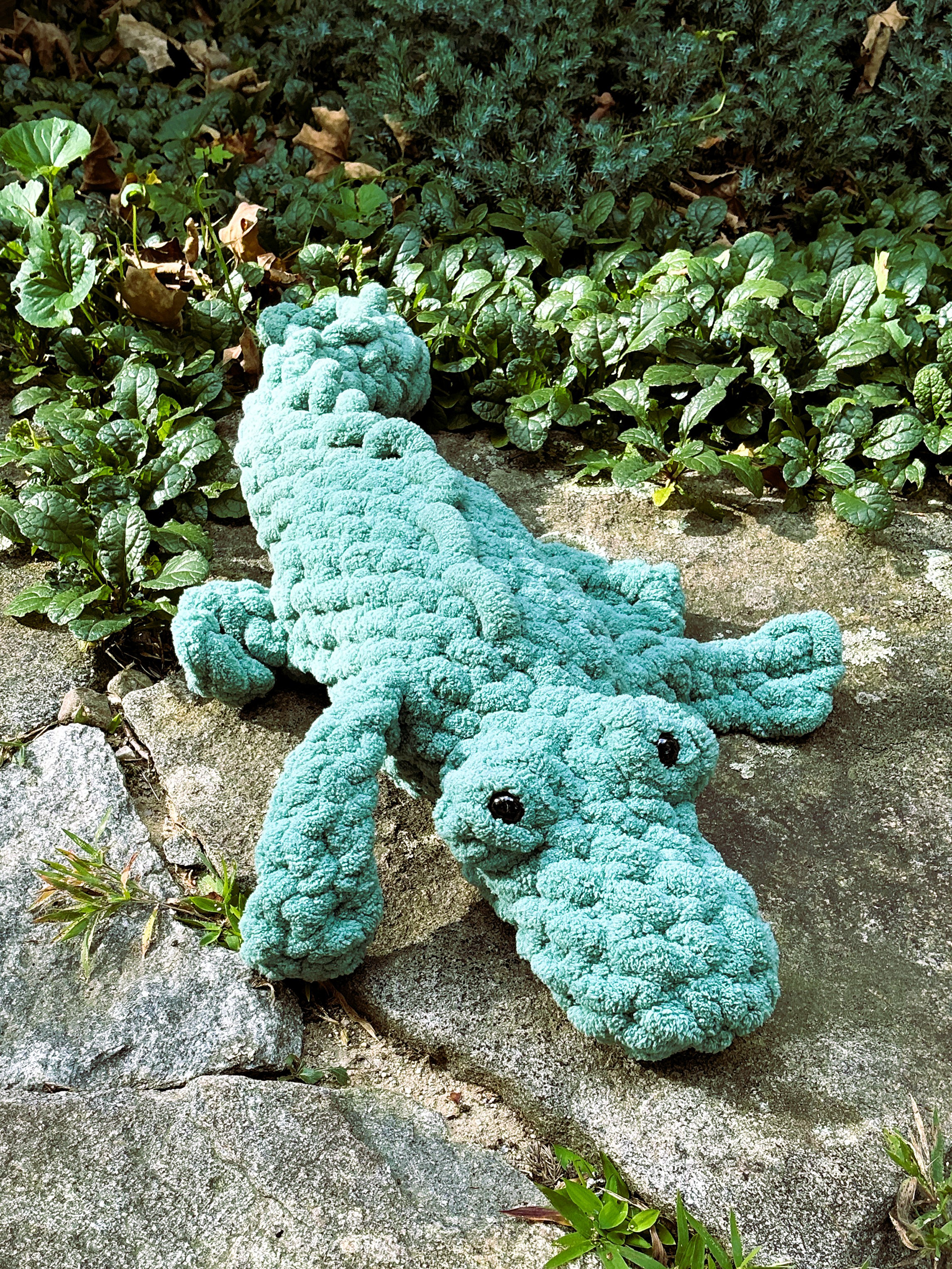 crocodile plushie - amigurumi crochet